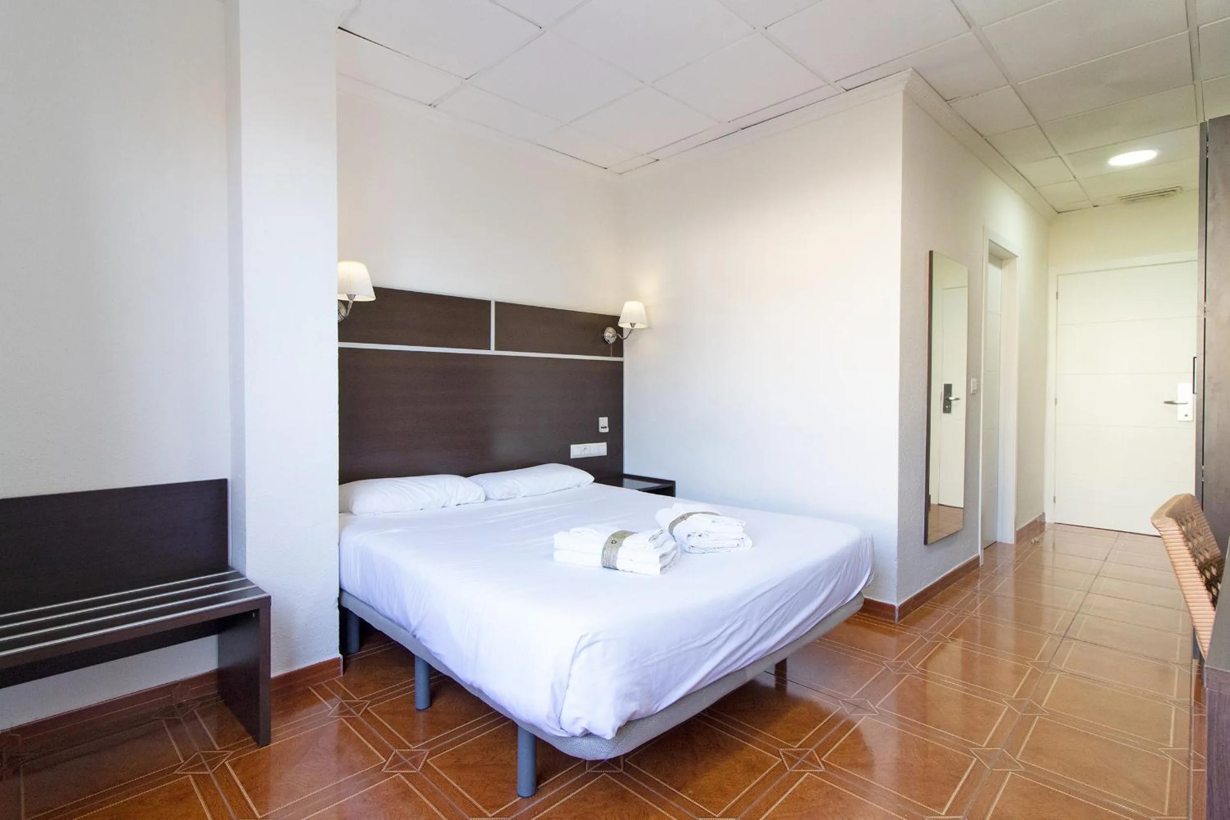 Bed in Hotel Sagunto