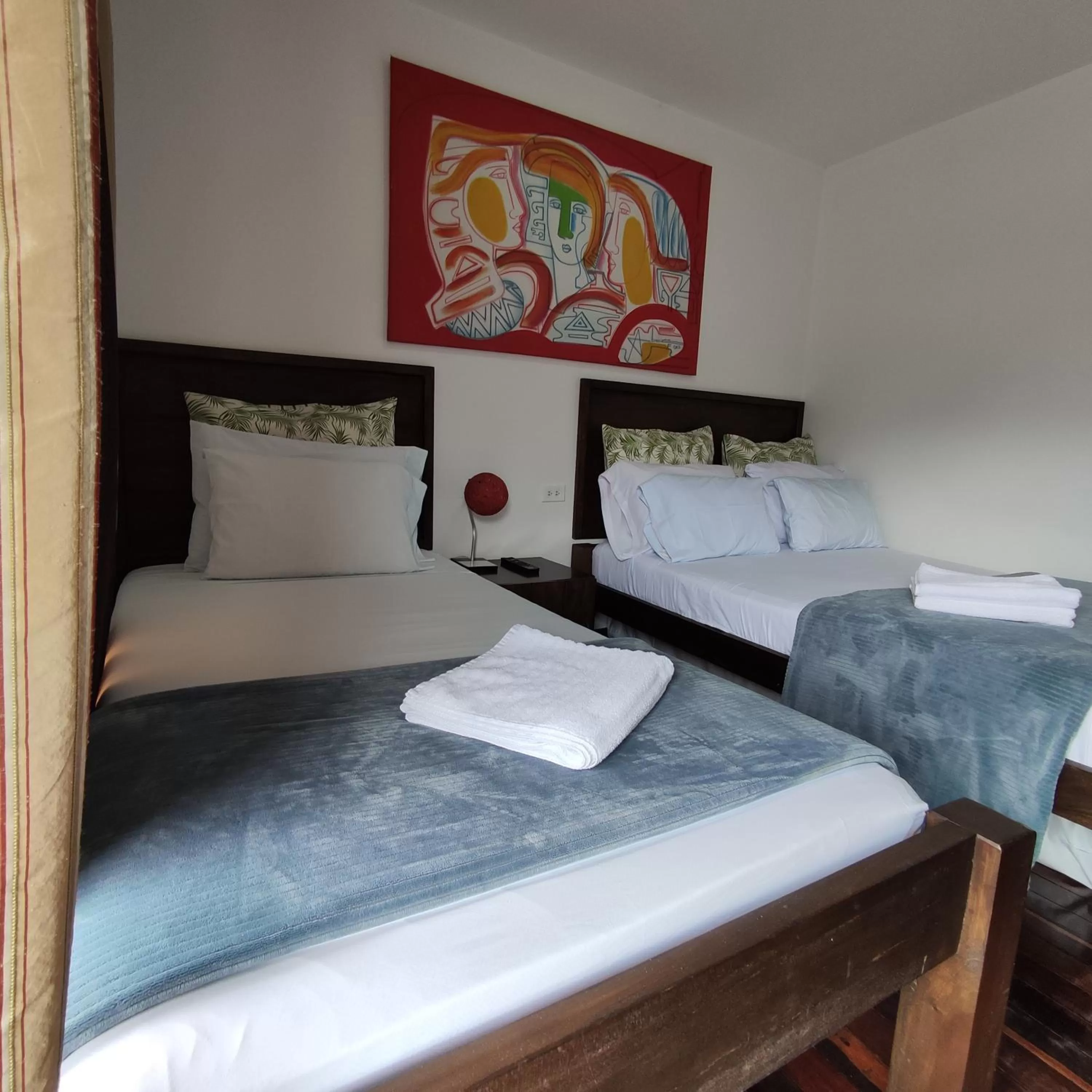 Bed in Hosteria De Mi Pueblo