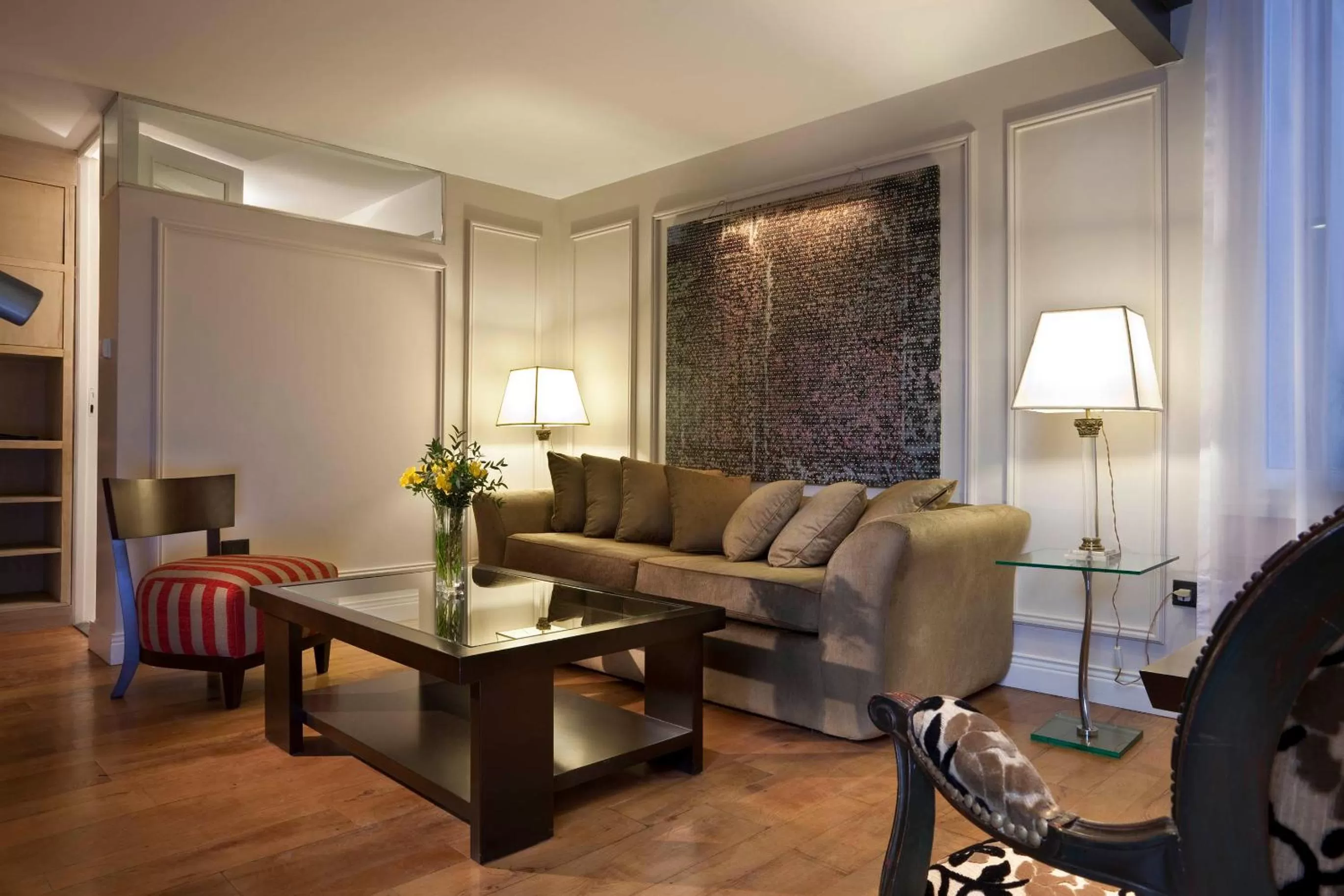 Living room in San Telmo Suites