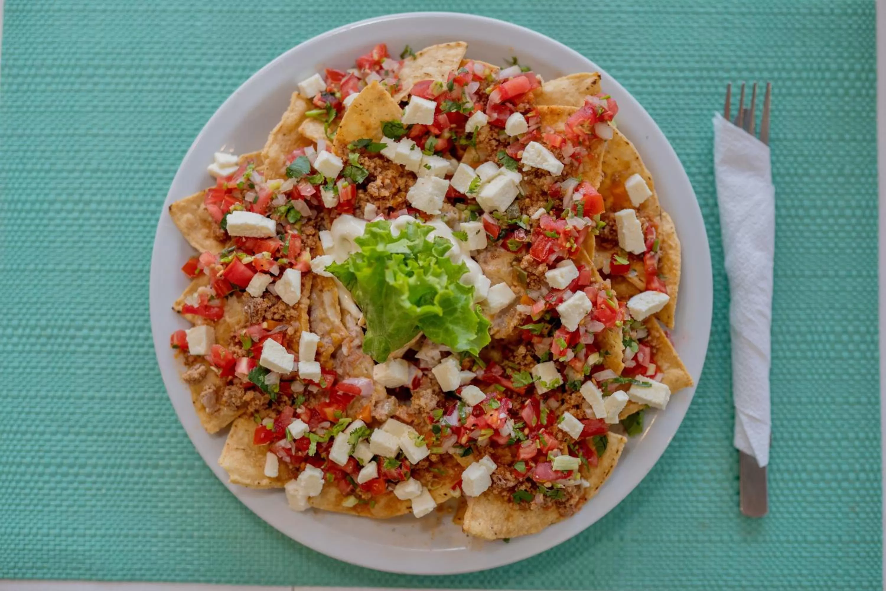 Food and drinks in Hotel Peten