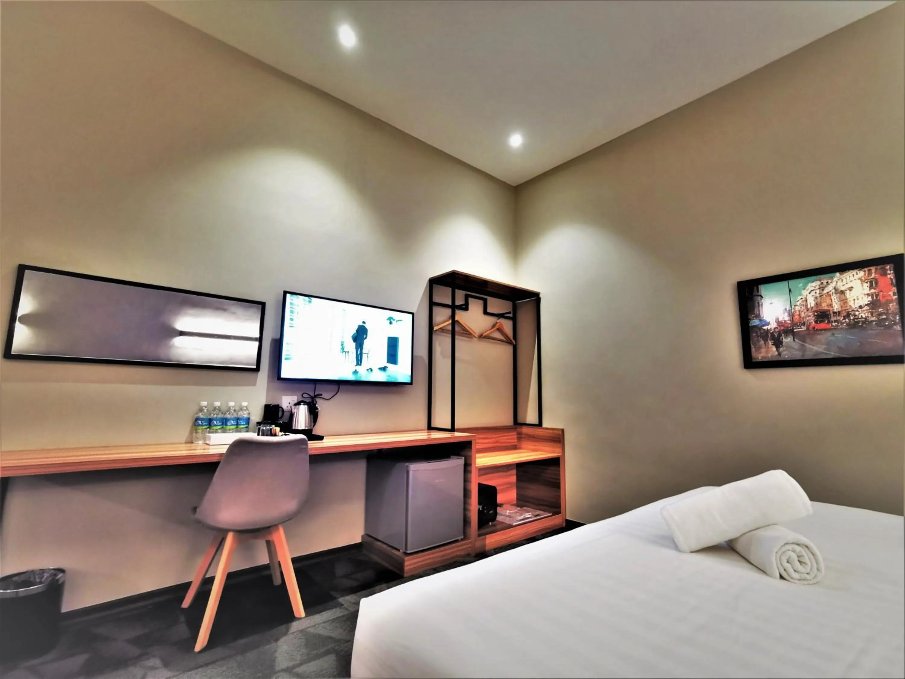 Bed in Prestigo Hotel - Johor Bharu