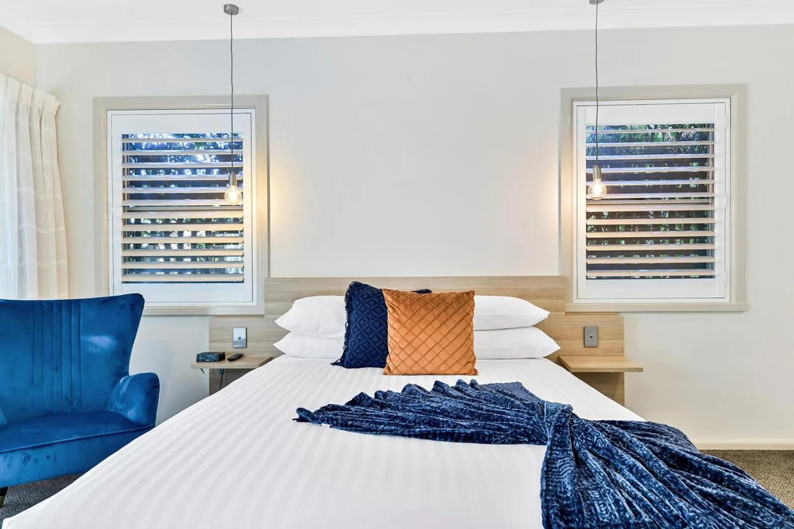 Bed in Central Caleula Motor Lodge