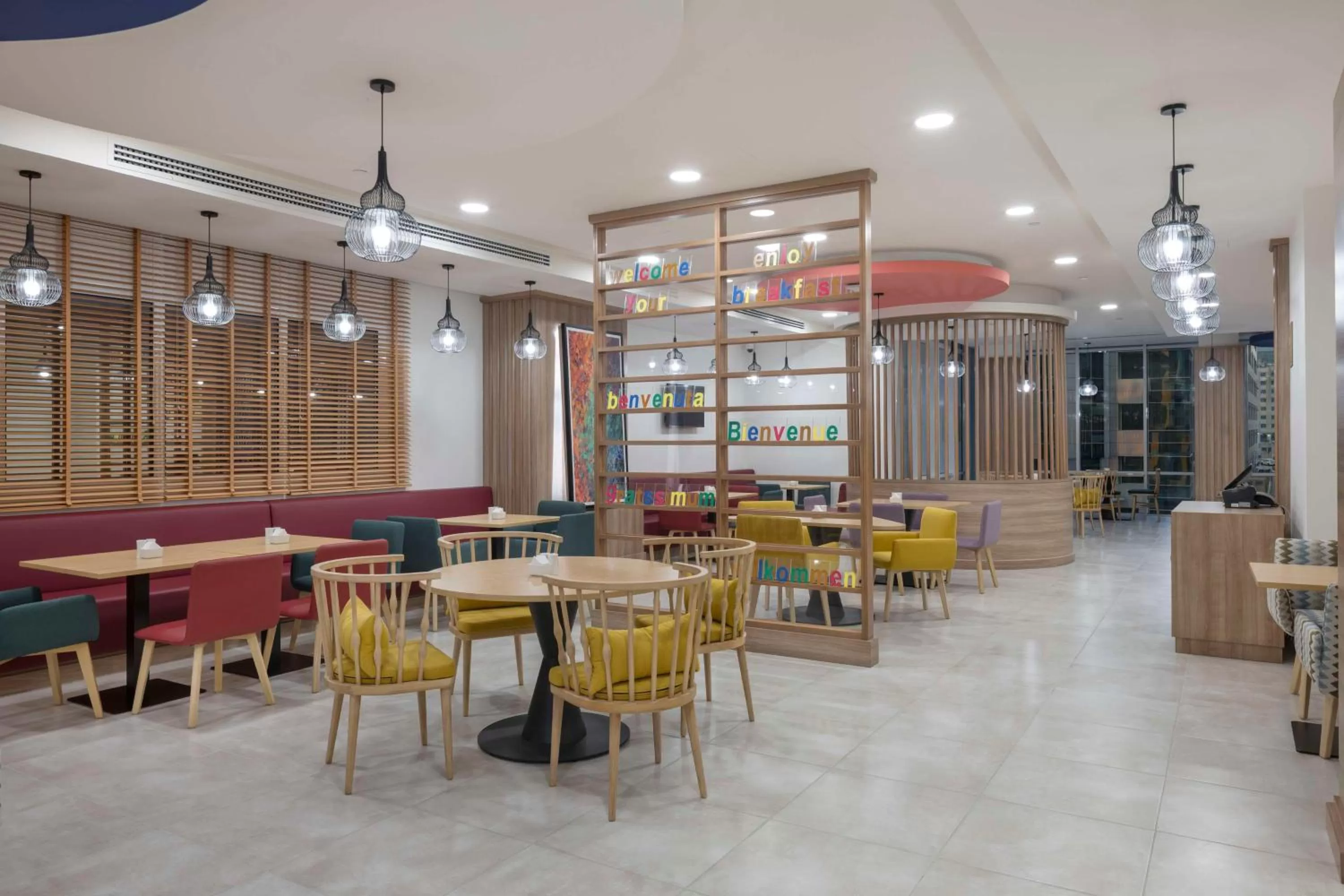 Restaurant/places to eat in Hampton By Hilton Doha Old Town