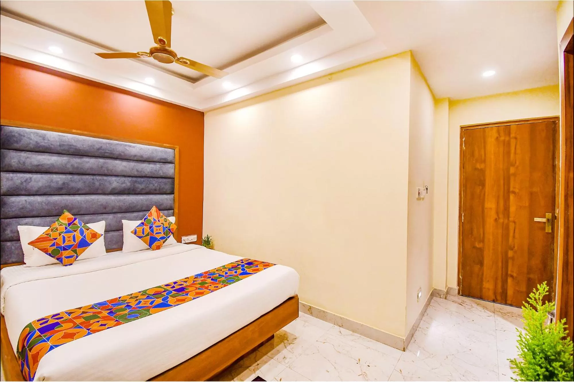 Living room, Bed in FabHotel Aqua Tulip - Nr Milan Mela