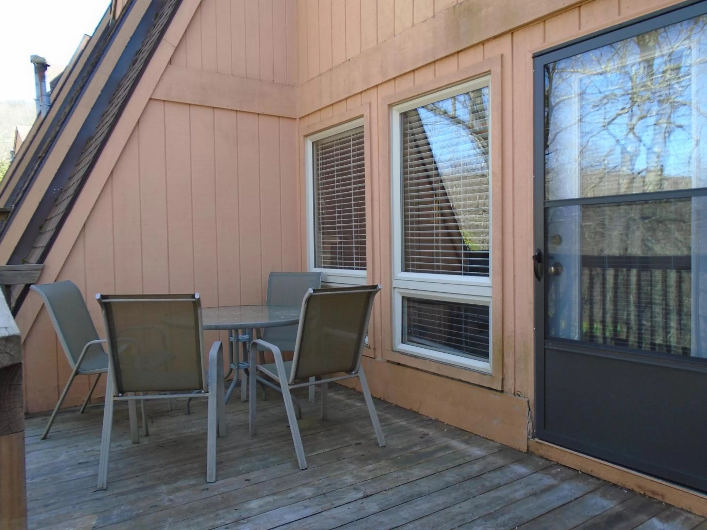 Patio in Cedar Village Condominiums
