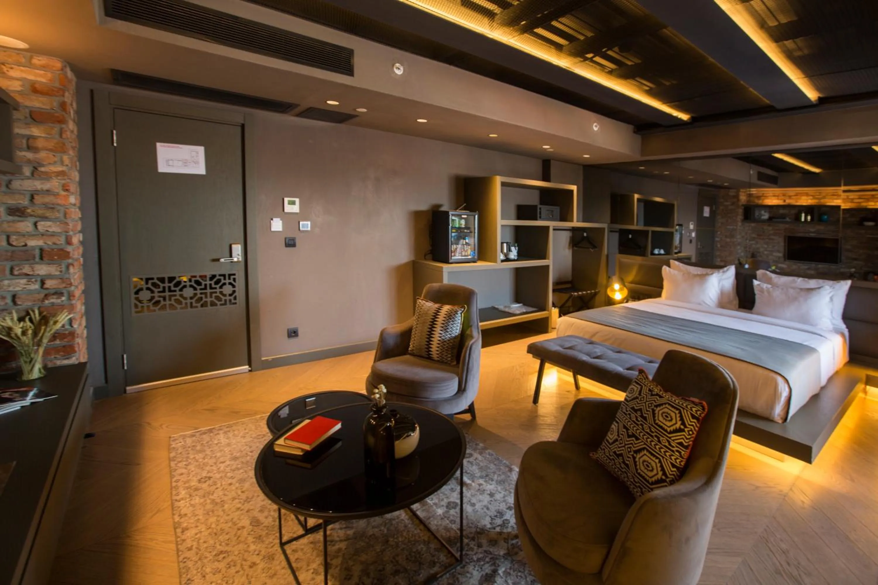 Seating area, Bed in Cityloft 81