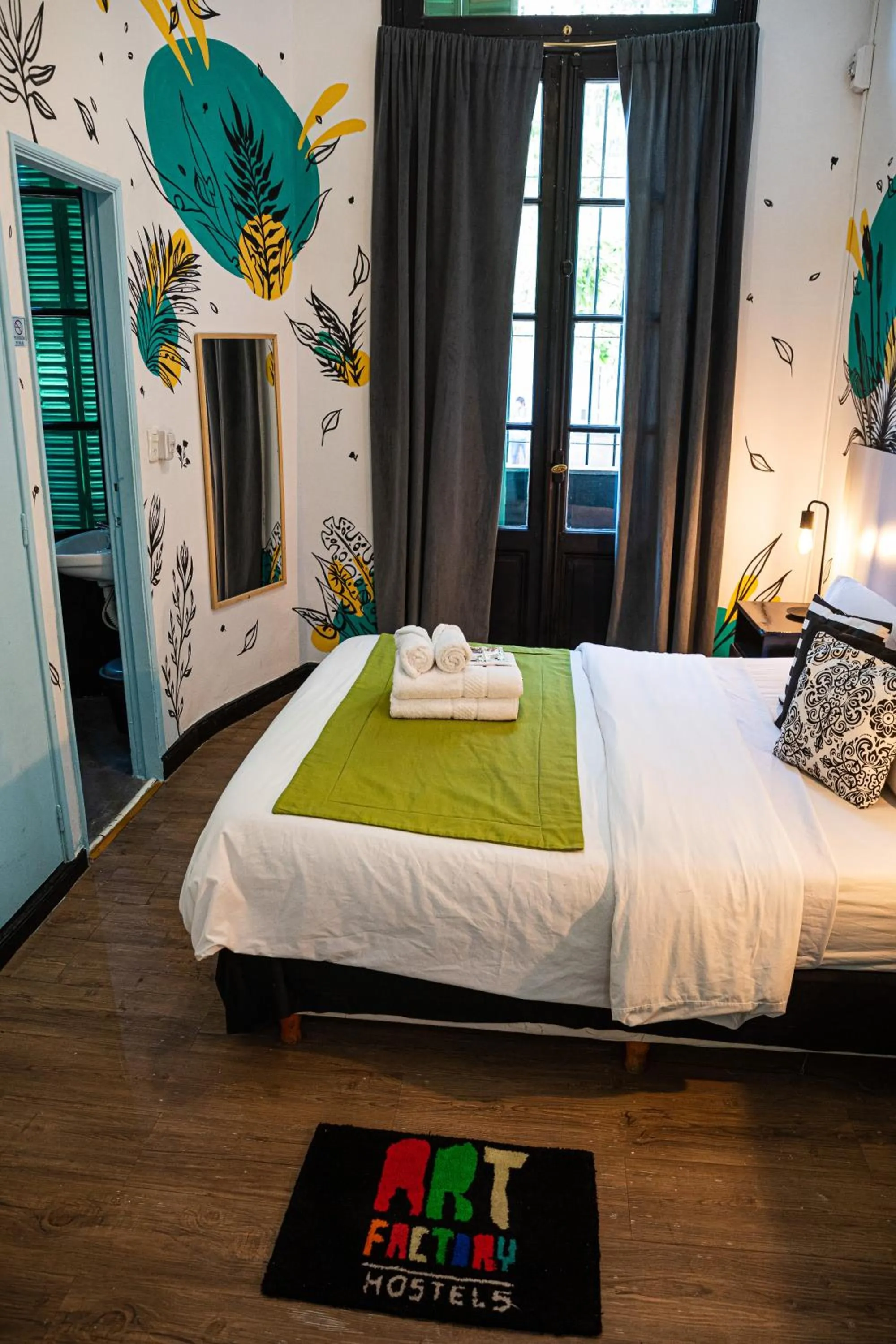 Bed in Art Factory Soho