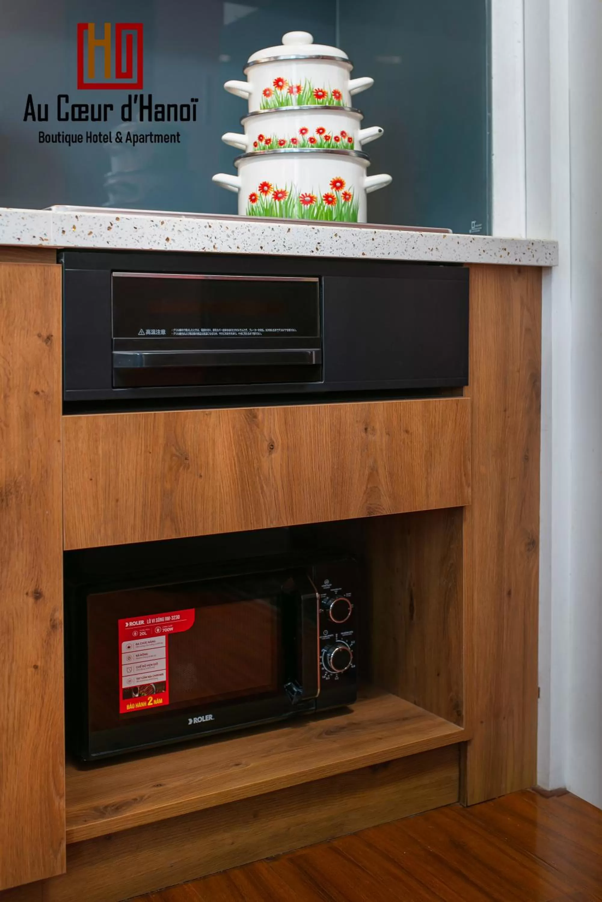 Kitchen or kitchenette in Au Coeur d'Hanoi Boutique Hotel