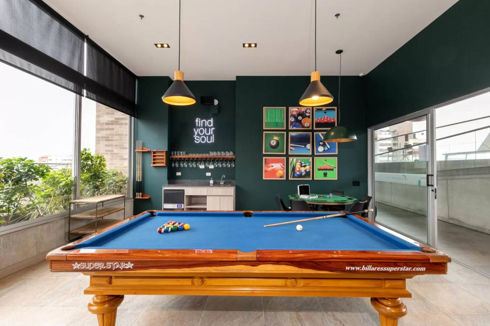 Game Room, Billiards in Soul Lifestyle Hotel