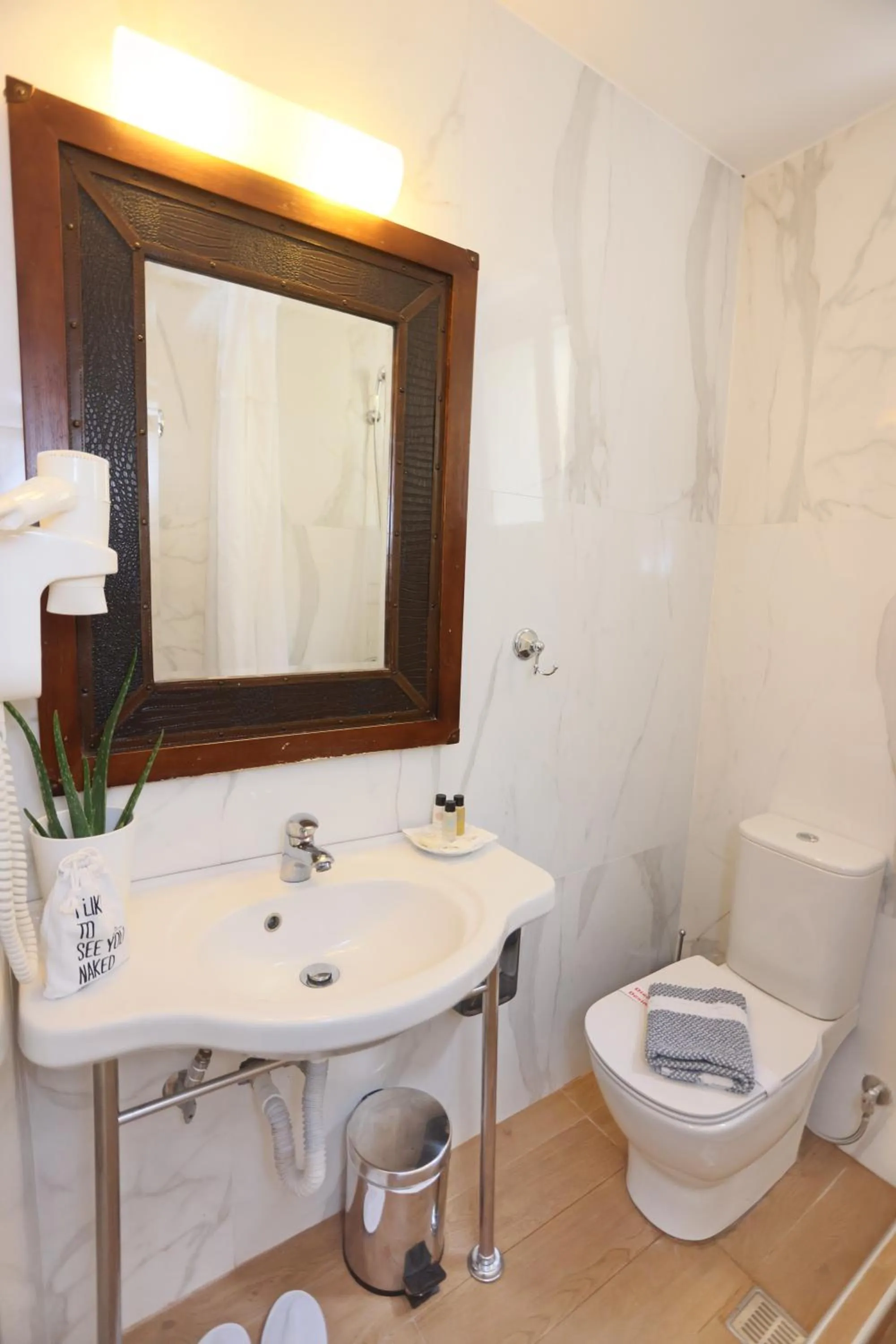 Bathroom in Aegeon Hotel