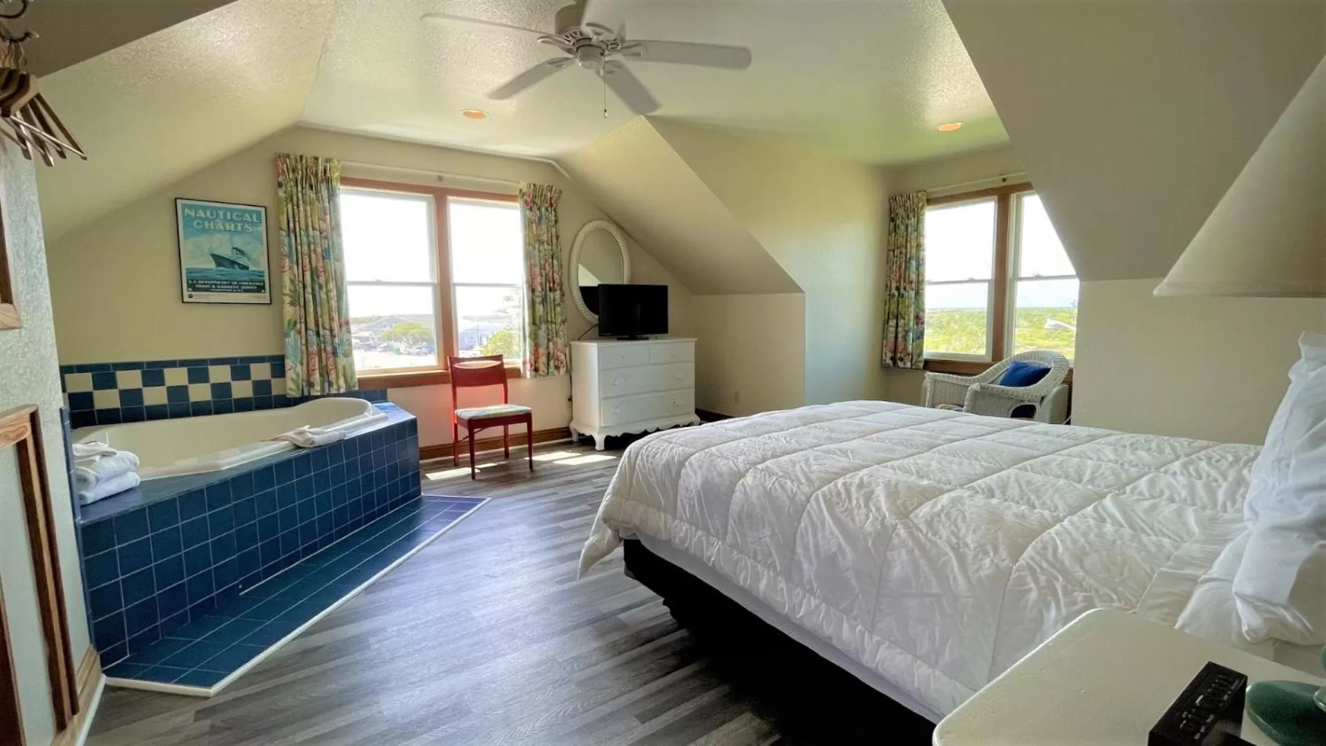 Bed in Pony Island Inn