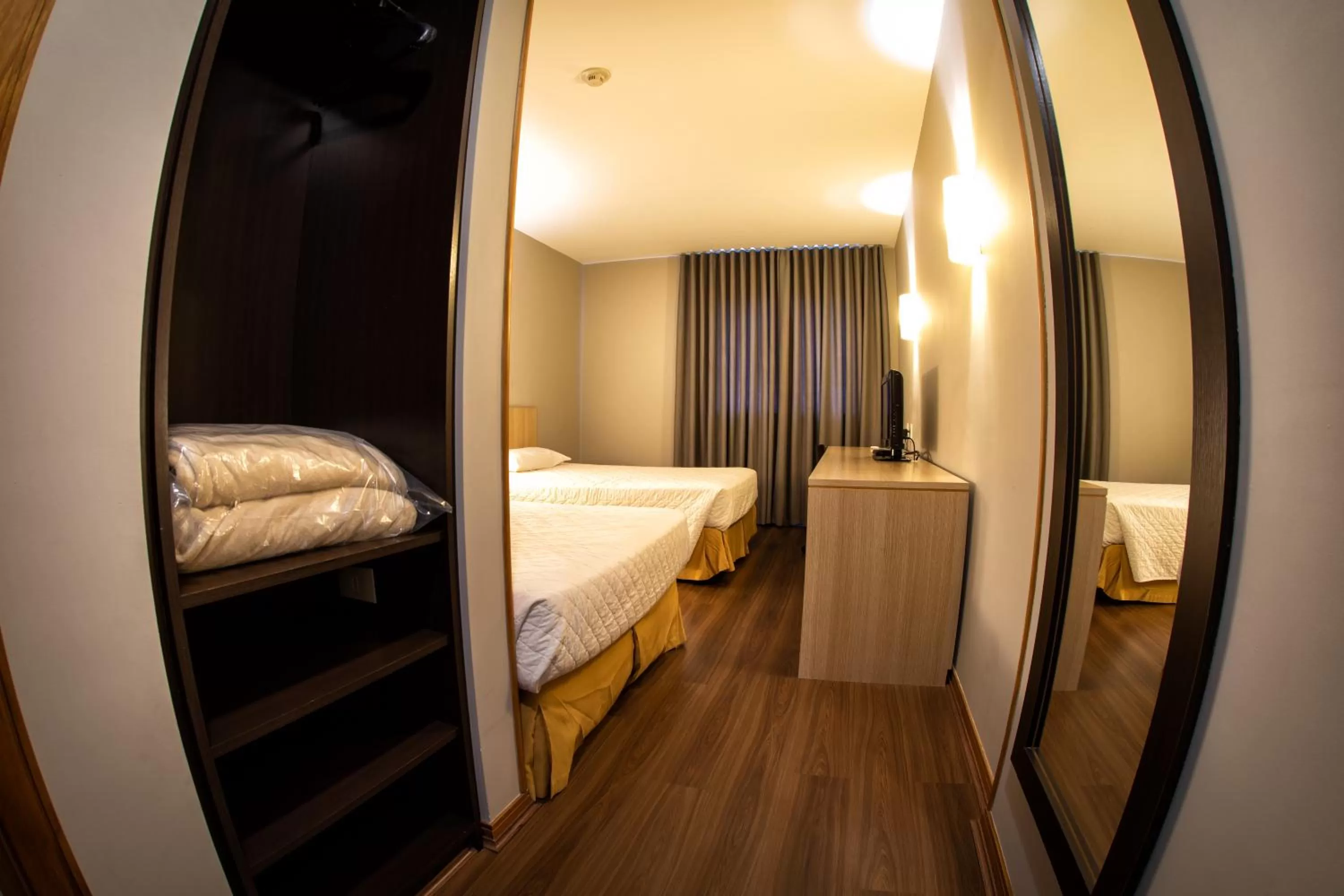 Photo of the whole room, Bed in Hotel Campo Largo Express