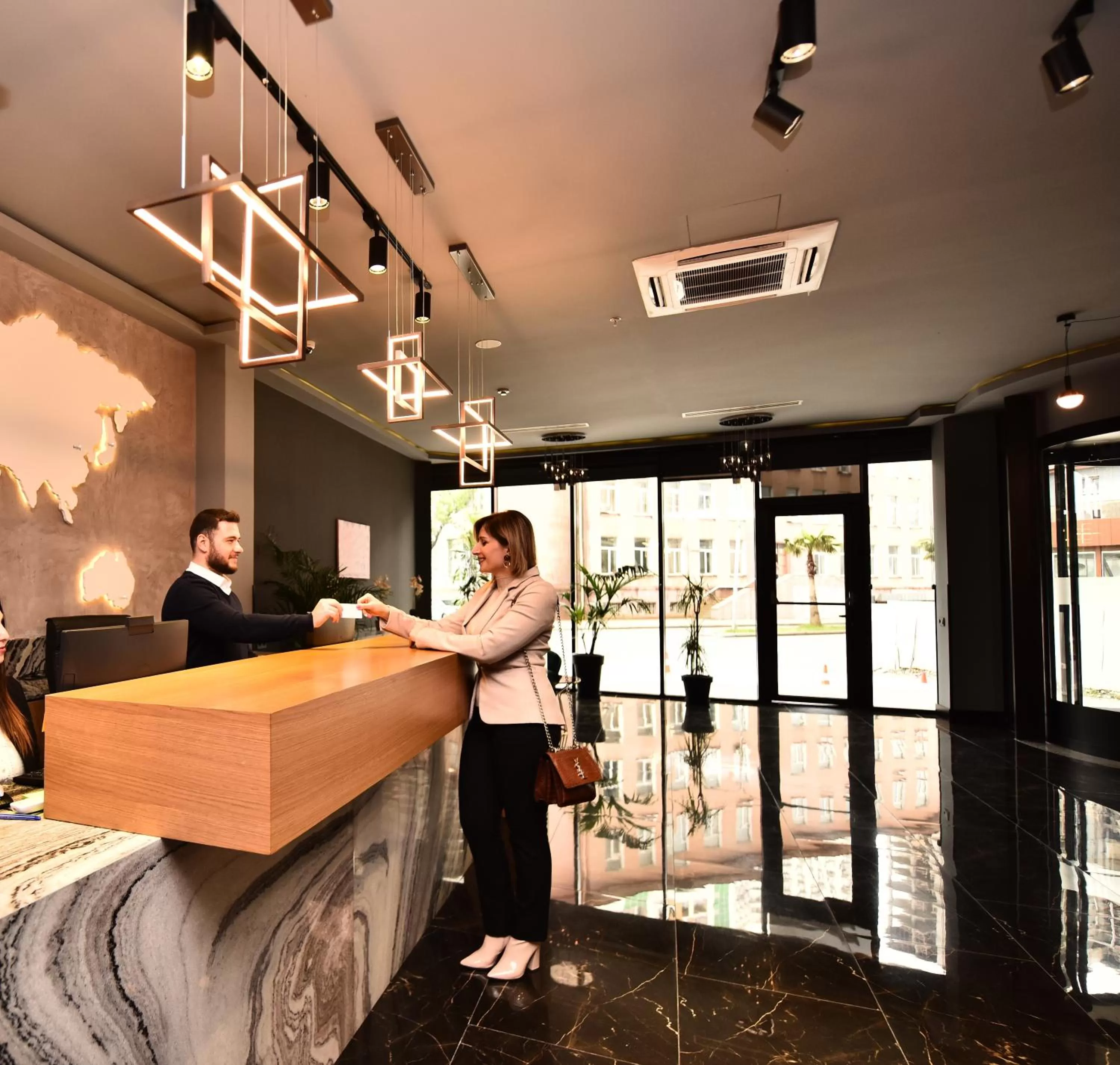 Lobby or reception in King Solomon Batumi Hotel