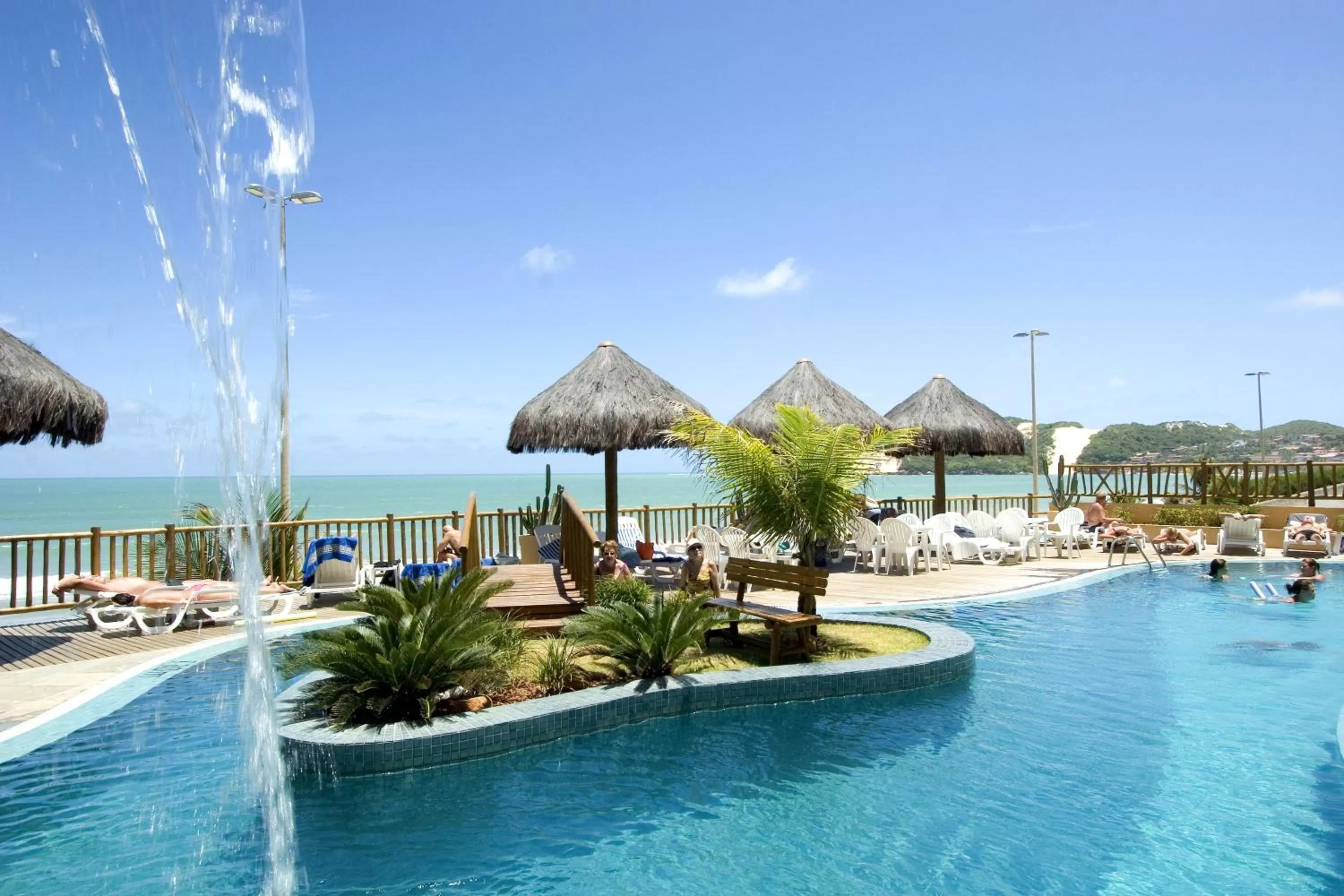 Aqua park in Visual Praia Hotel