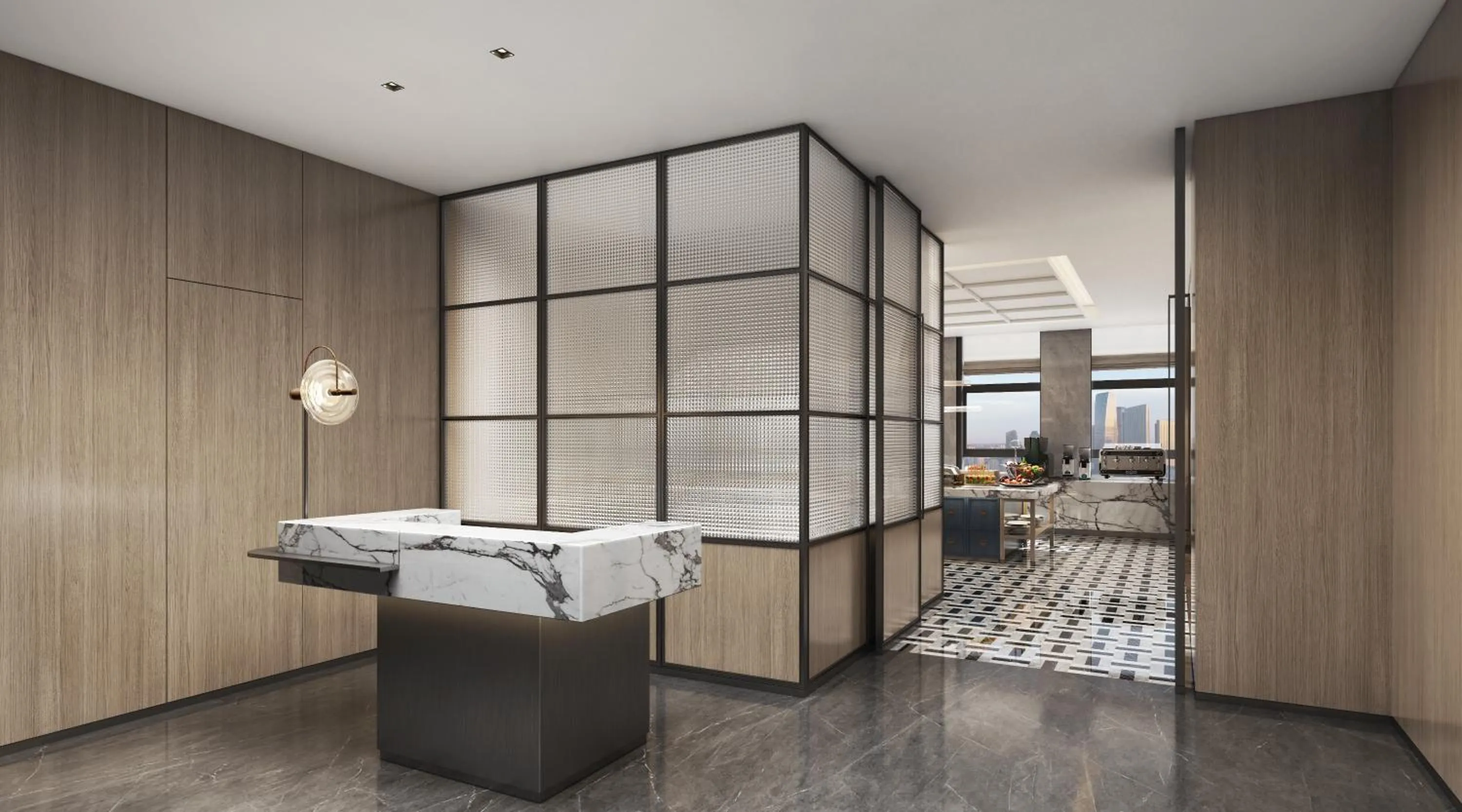 Restaurant/places to eat, Bed in Honder International Hotel