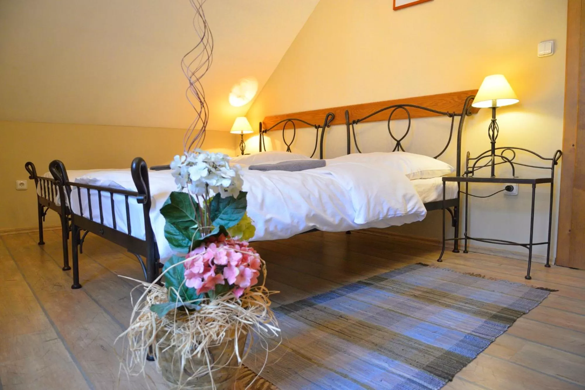 Bed in Hotel and restaurant Via Ironia