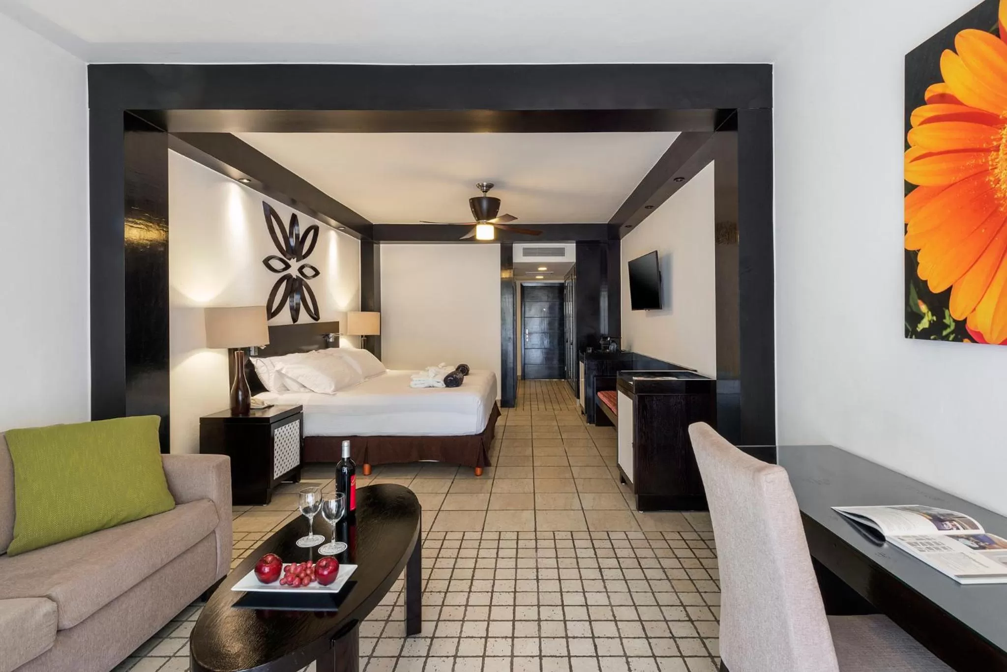 Bed in Ocean Coral & Turquesa All Inclusive