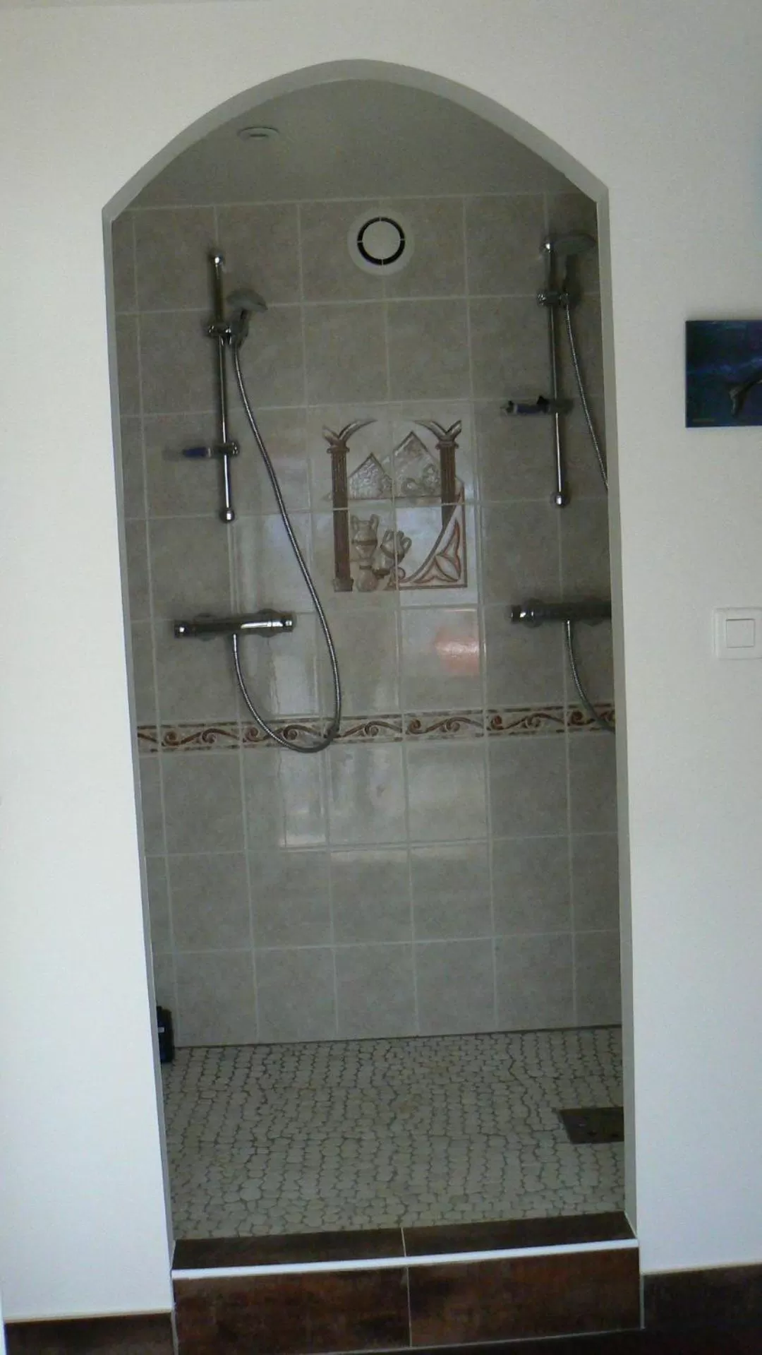 Shower in Le Manoir des Chapelles
