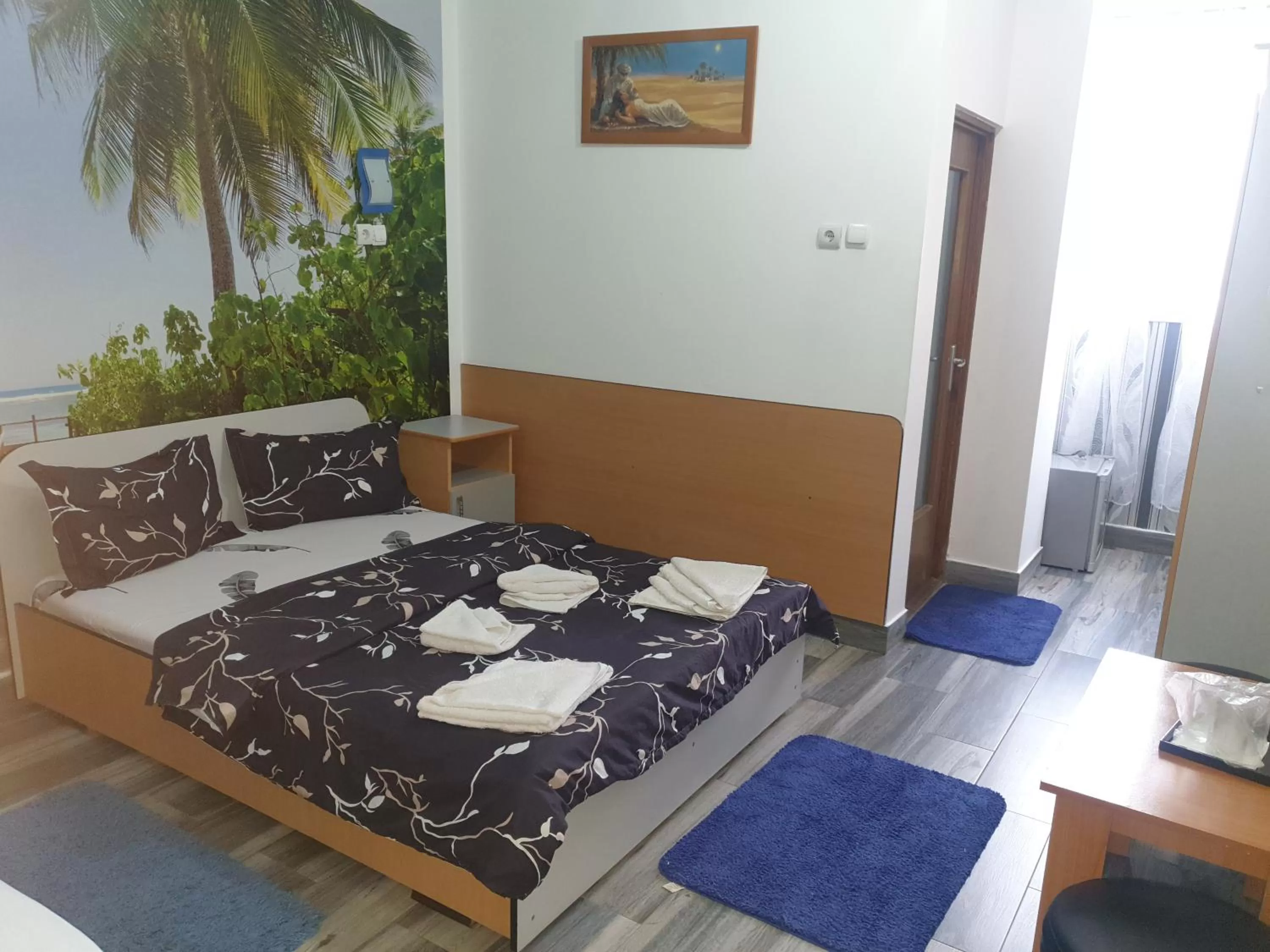 Bed in Pensiunea Old Sheriff