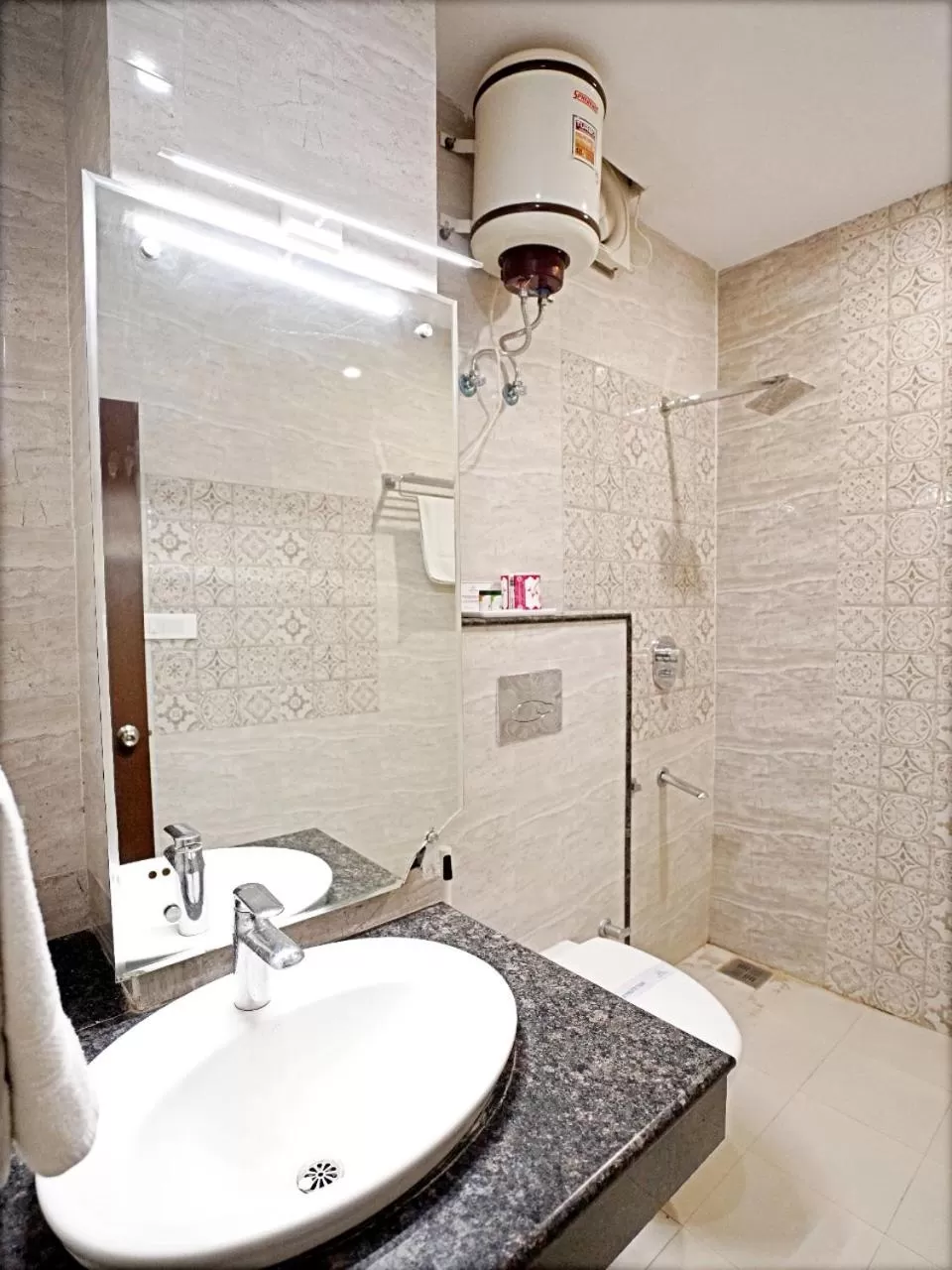 Bathroom in Indira Nikunj Rubystone Exotic