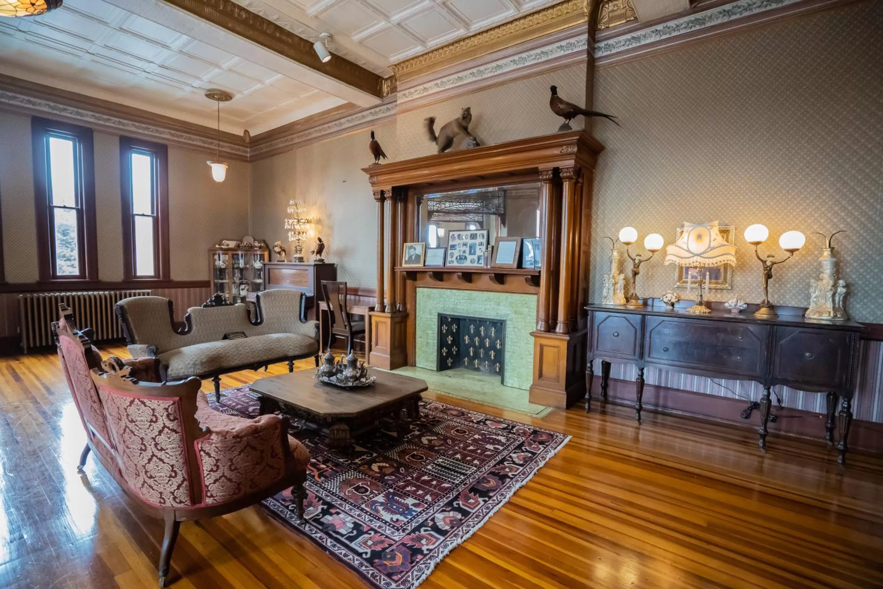 Seating area in Amsterdam Castle NY