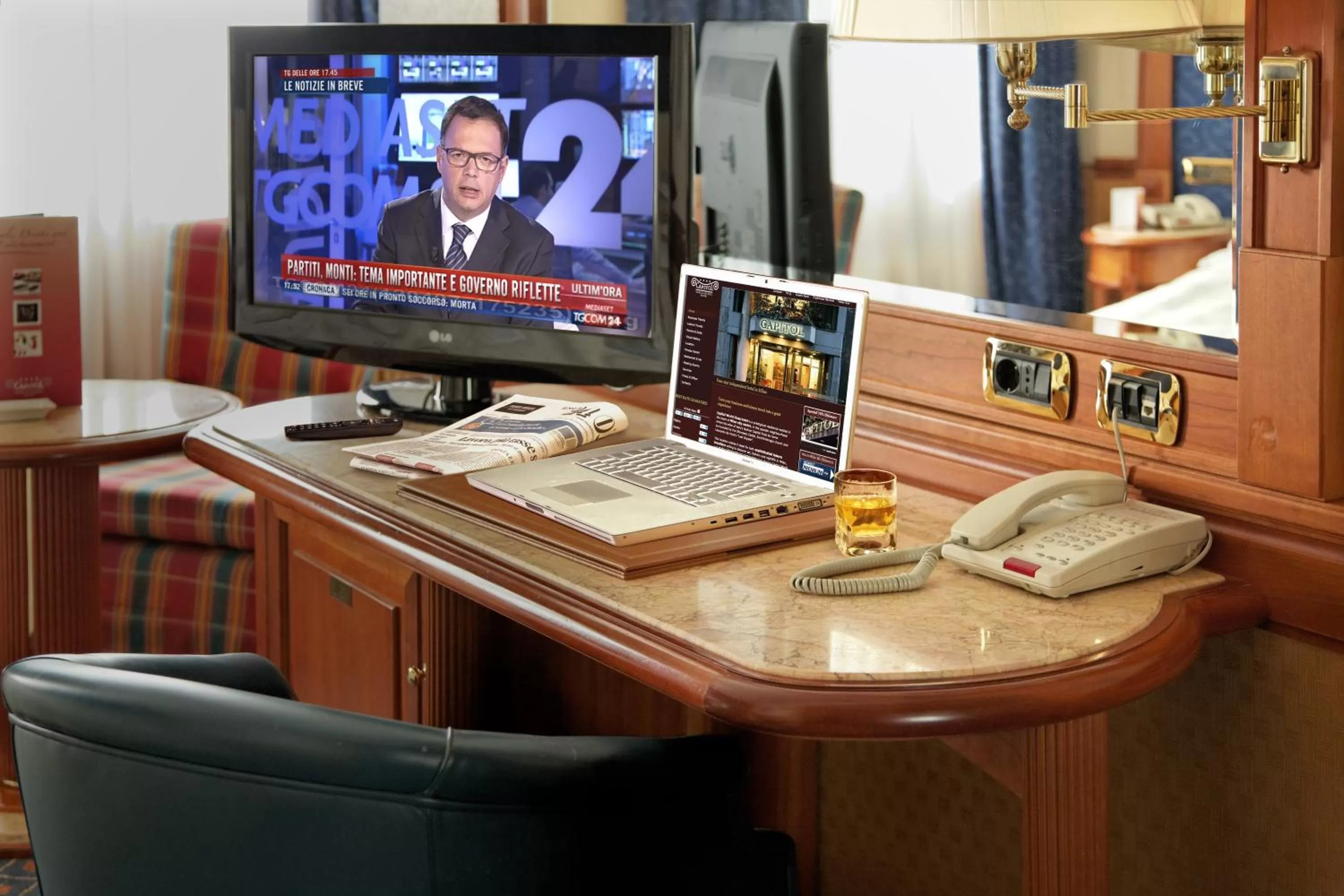 Decorative detail in Hotel Capitol Milano