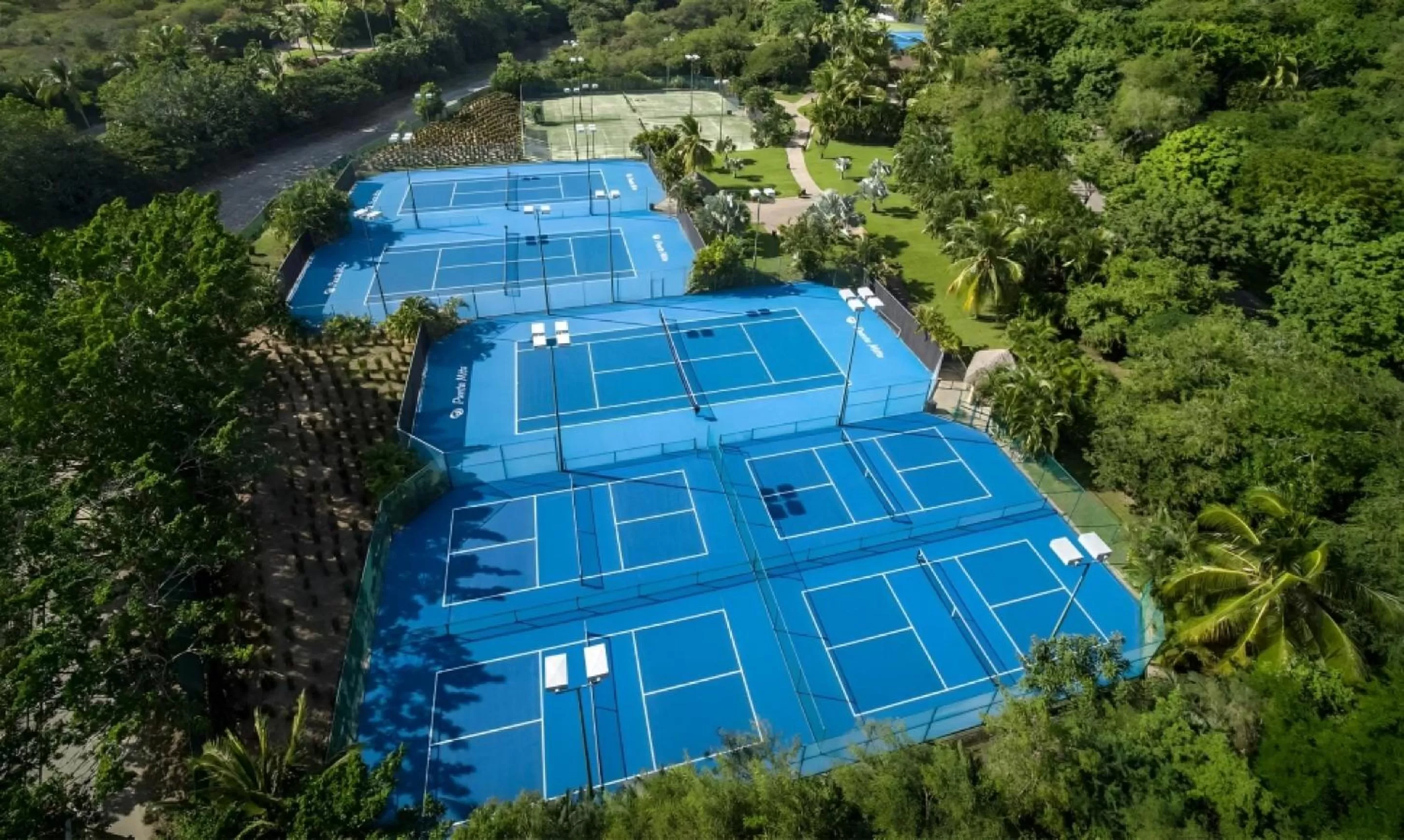 Tennis court in The St. Regis Punta Mita Resort
