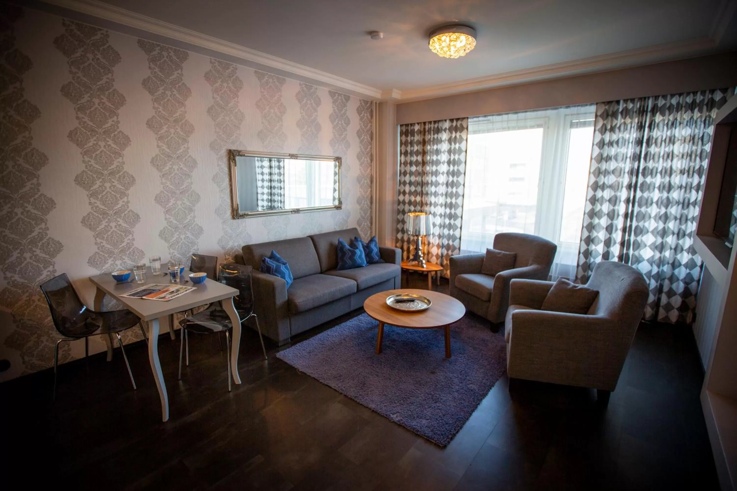 Living room in Hotelli Olof