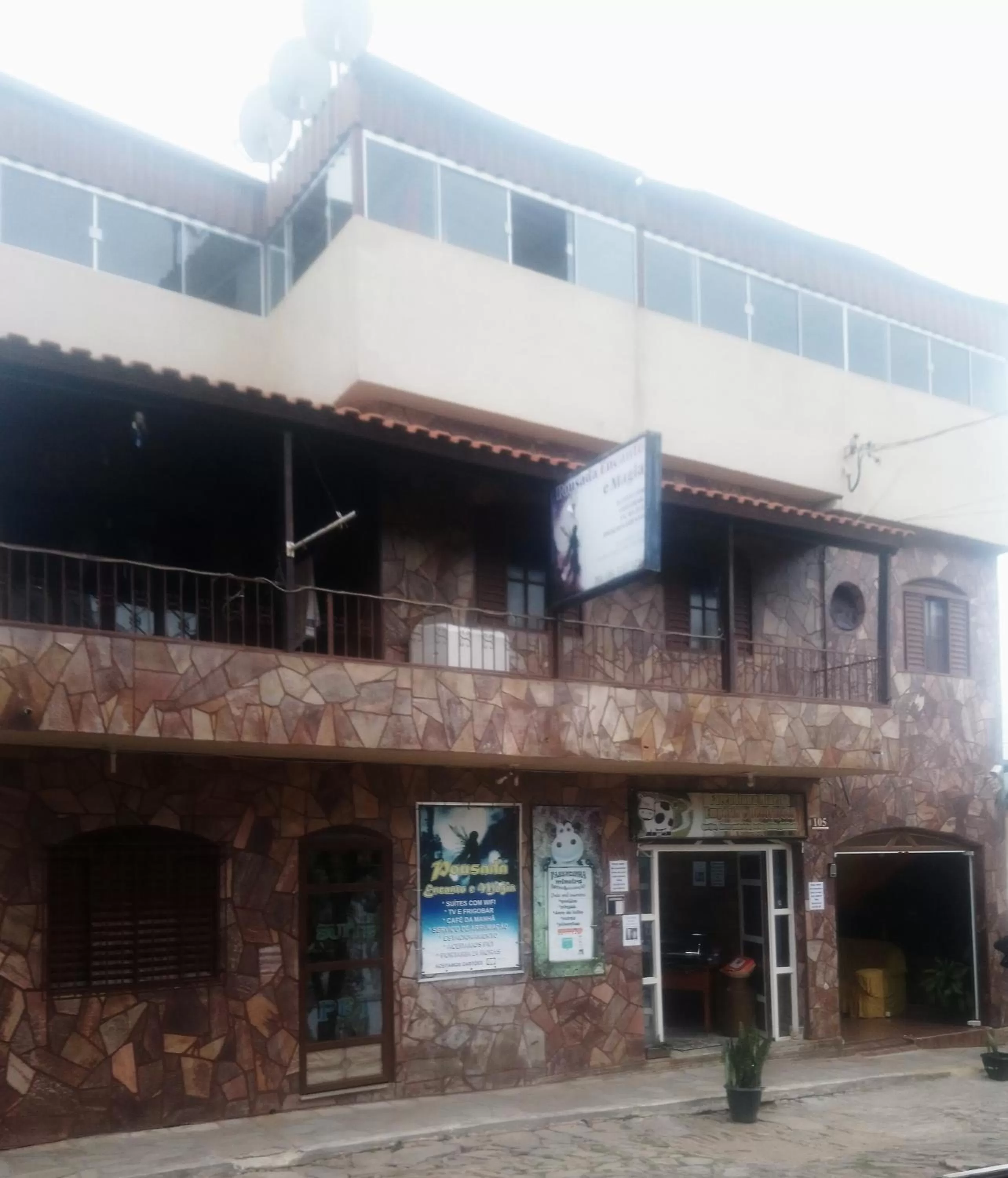 Property building in Pousada Encanto e Magia