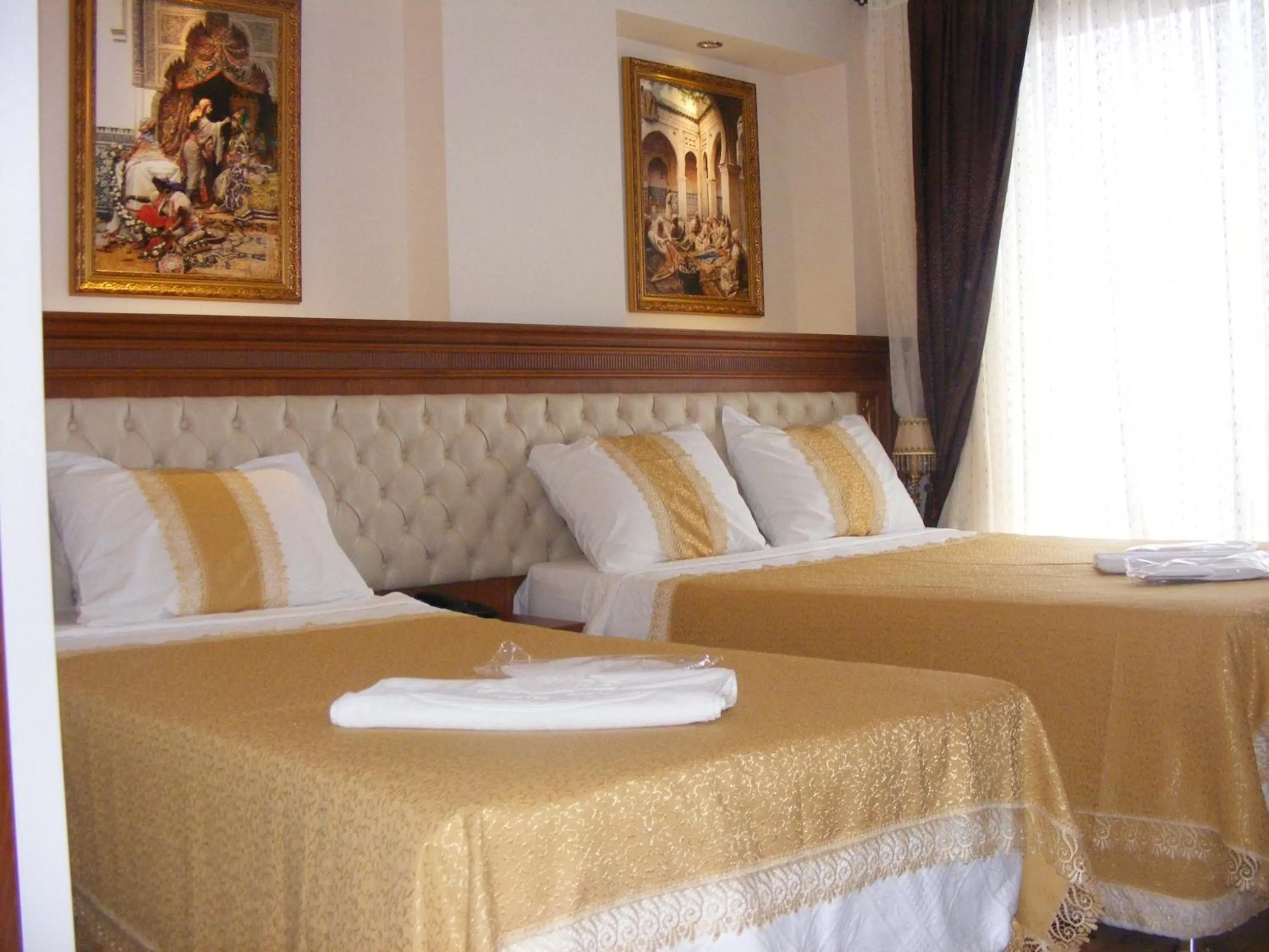 Bed in Blue Istanbul Hotel