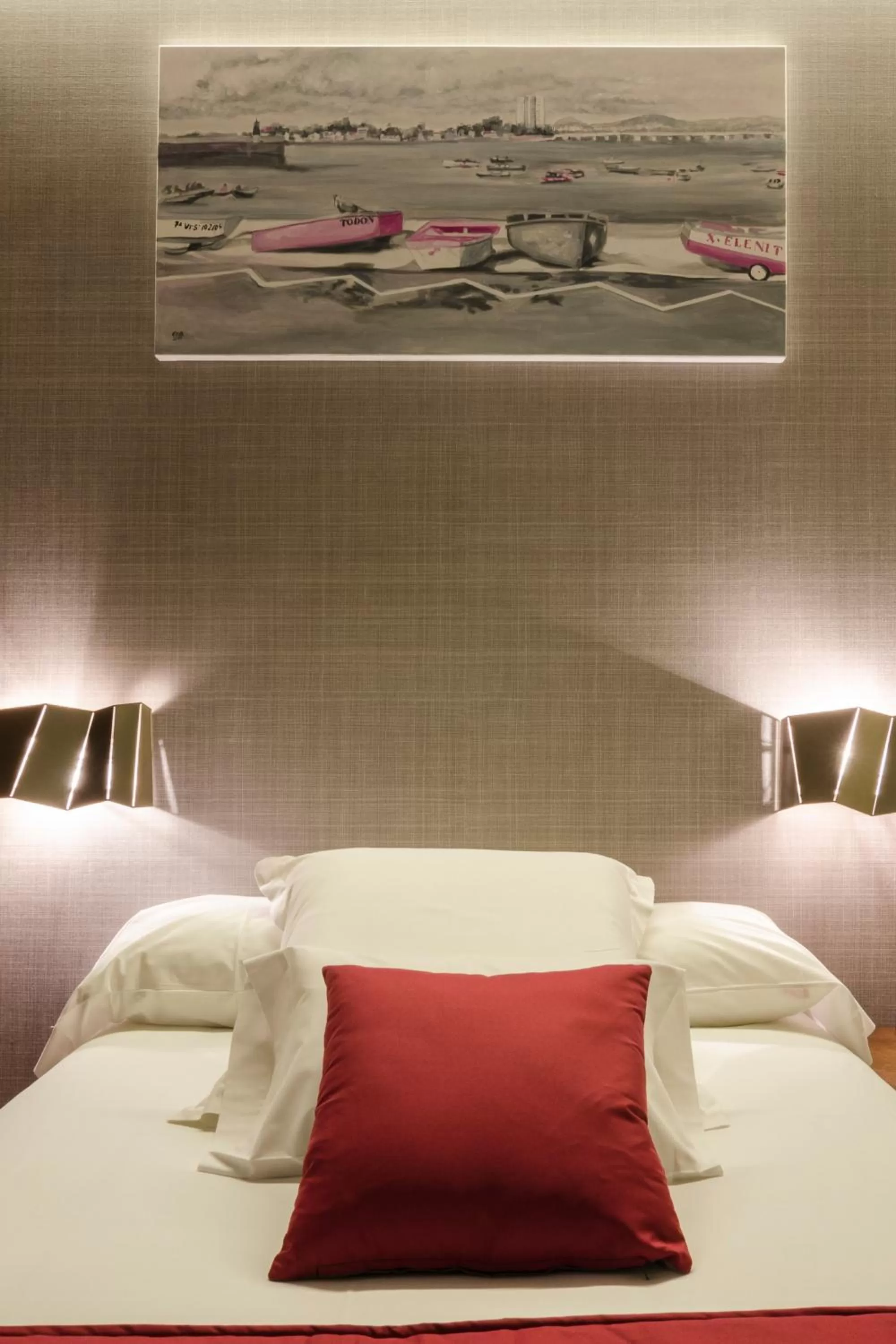 Decorative detail, Bed in Agua de Mar Hotel Boutique