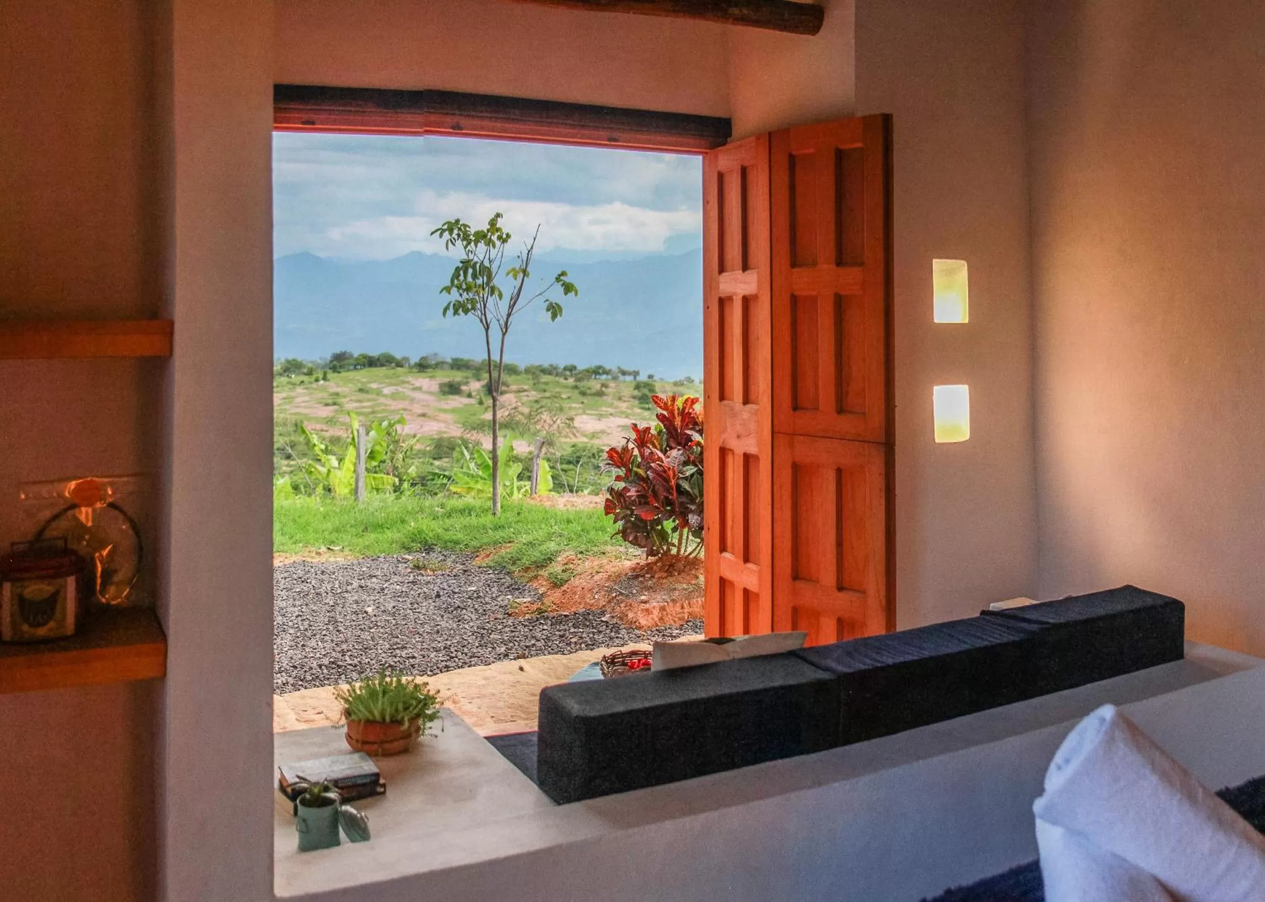 Garden view in Serrania del Viento