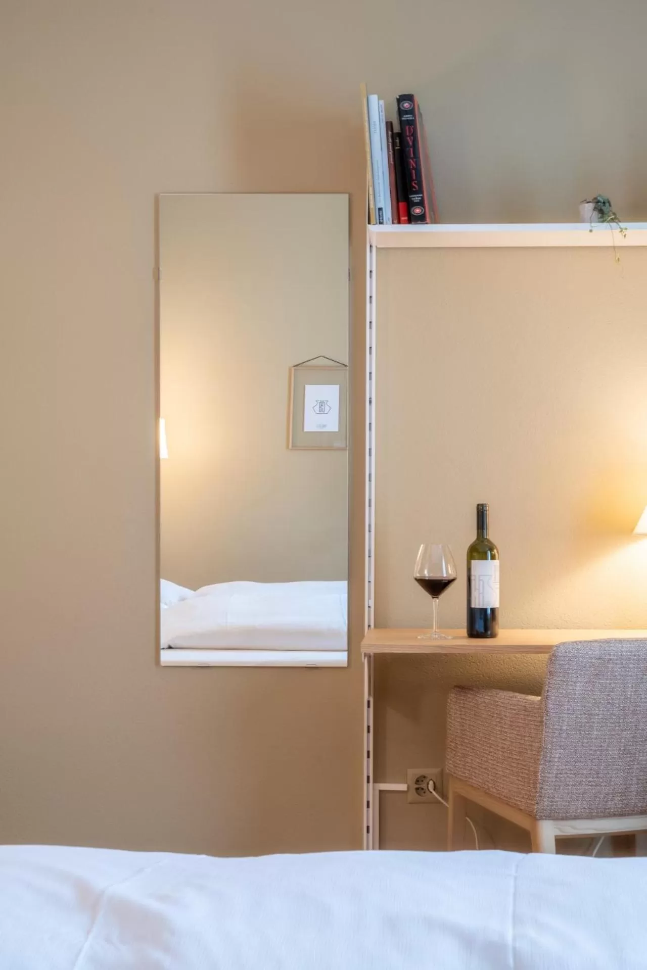 Bed in Conca Bella Boutique Hotel & Wine Experience