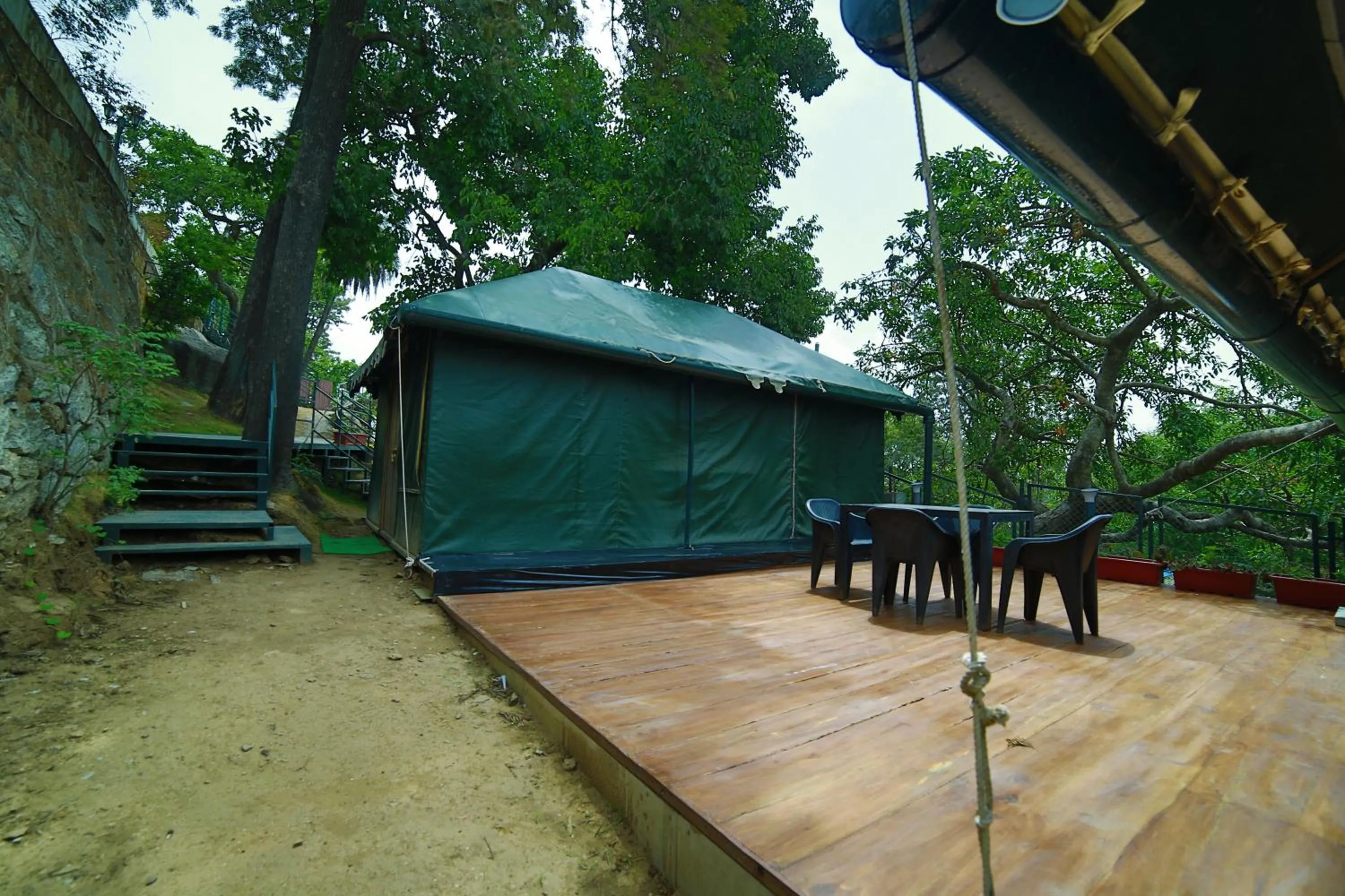 Garden view in The Colonial Manek Manor By SAH