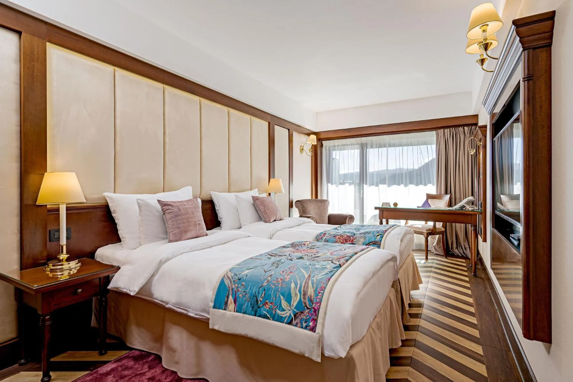 Bed in Hotel International