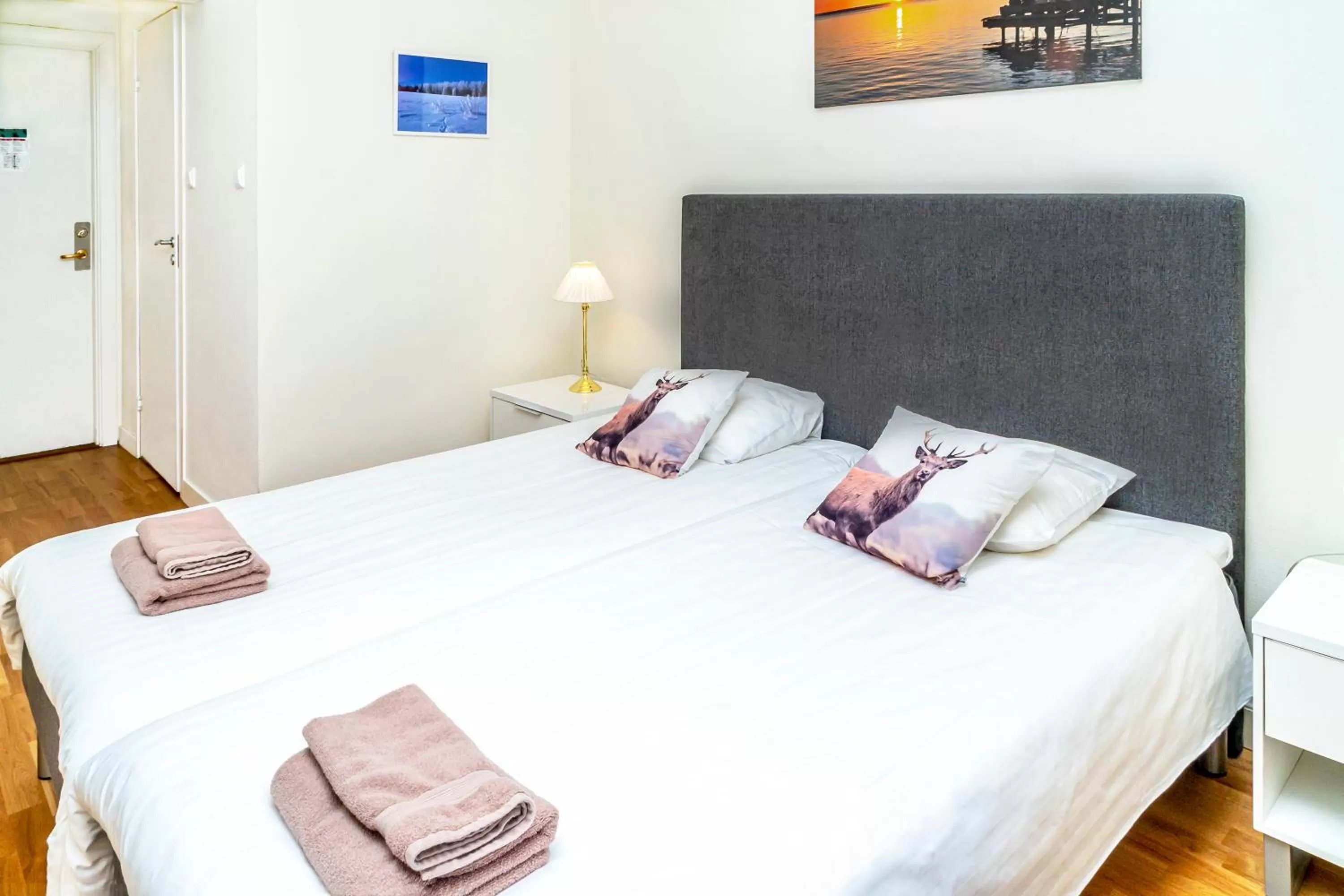 Bedroom, Bed in Hotell Linden