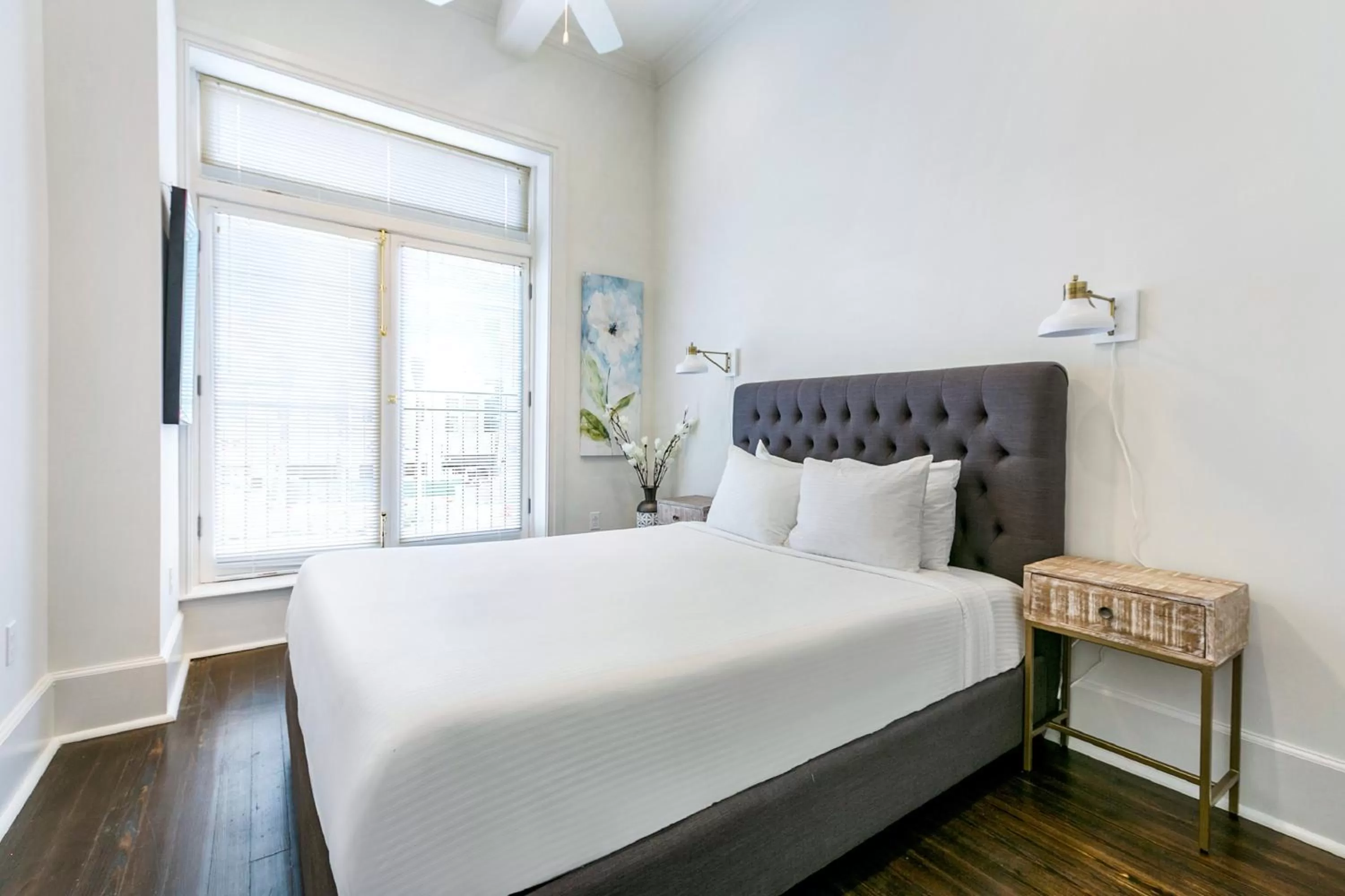 Bedroom, Bed in 1 and 2 BR Private Condos Steps Away From French Quarter