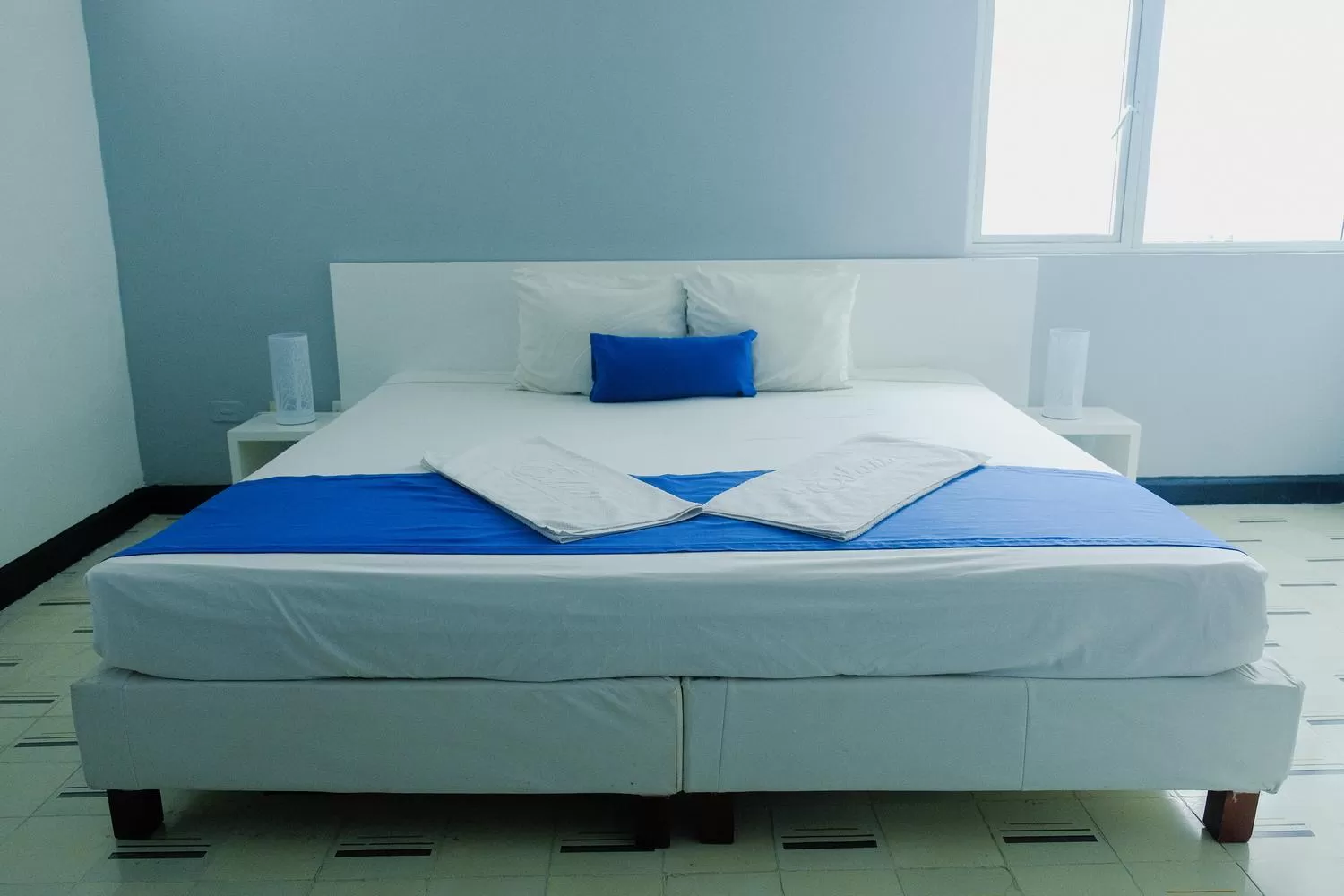 Bed in Eslait Hotel & Apartamentos