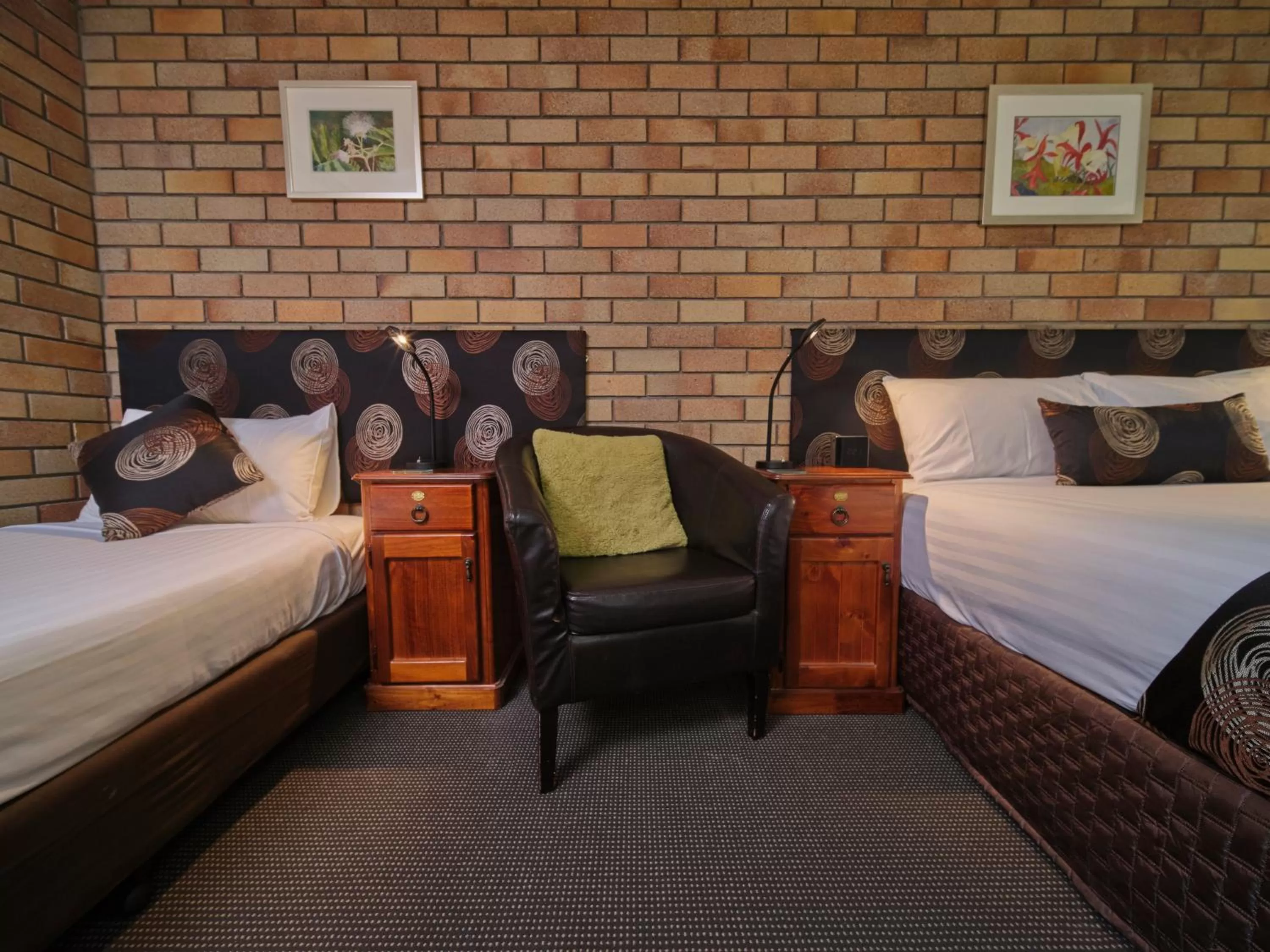 Bedroom, Bed in City View Motel