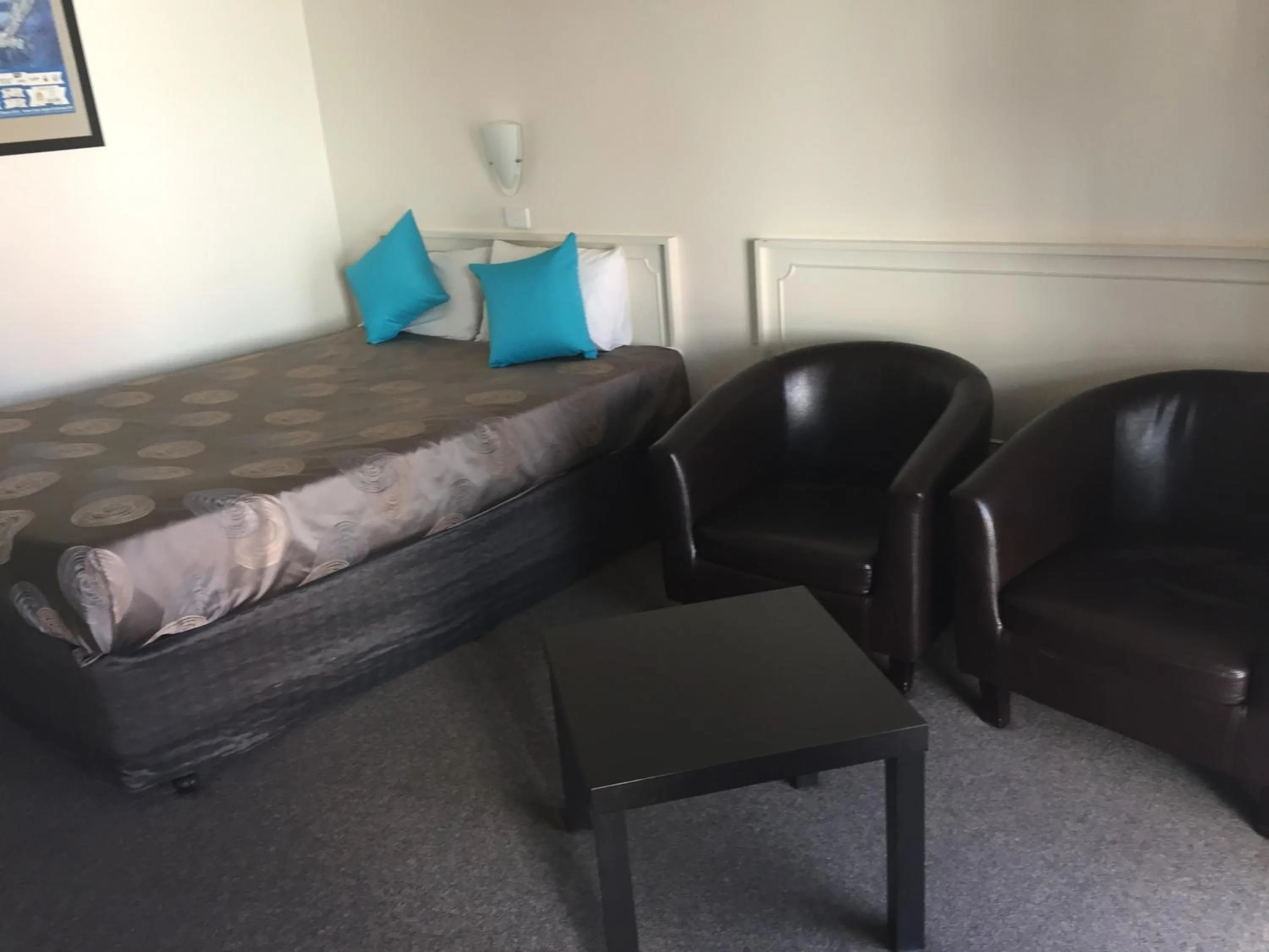 Seating area in The Argent Motel