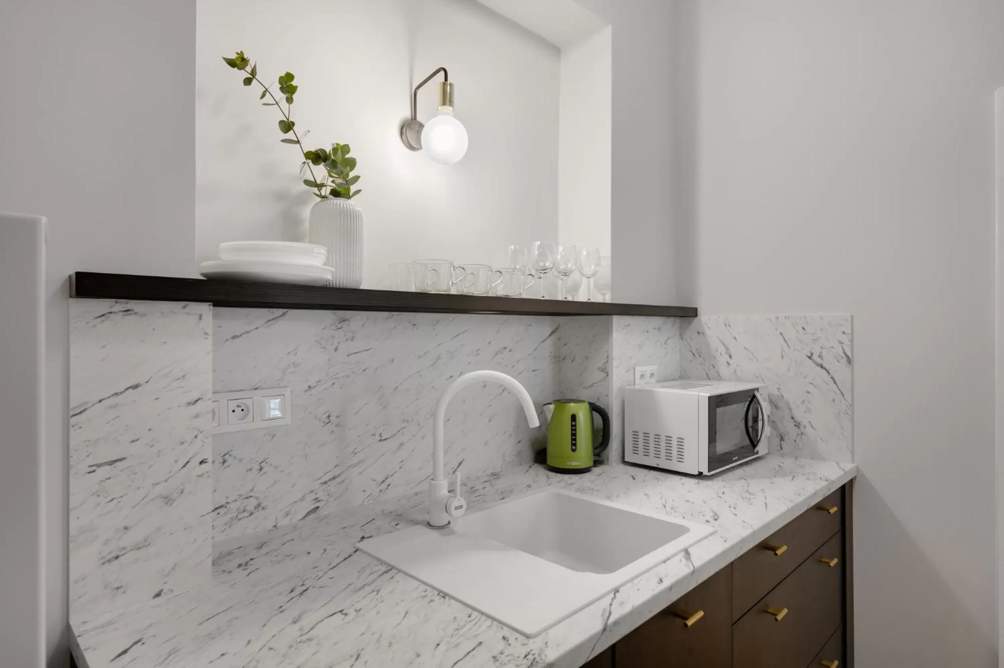 Kitchen or kitchenette in Palace Apartments