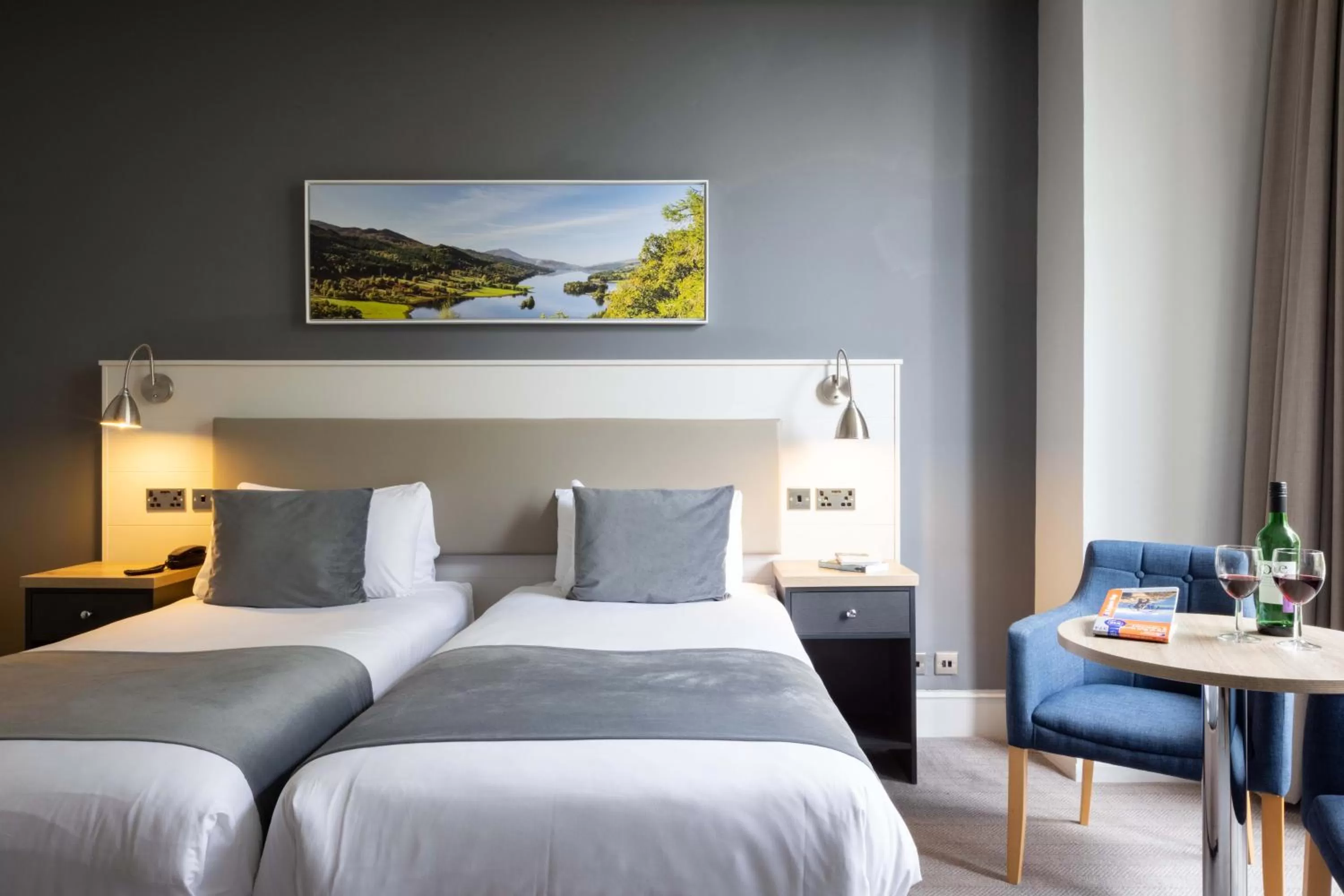 Photo of the whole room, Bed in The Pitlochry Hydro Hotel