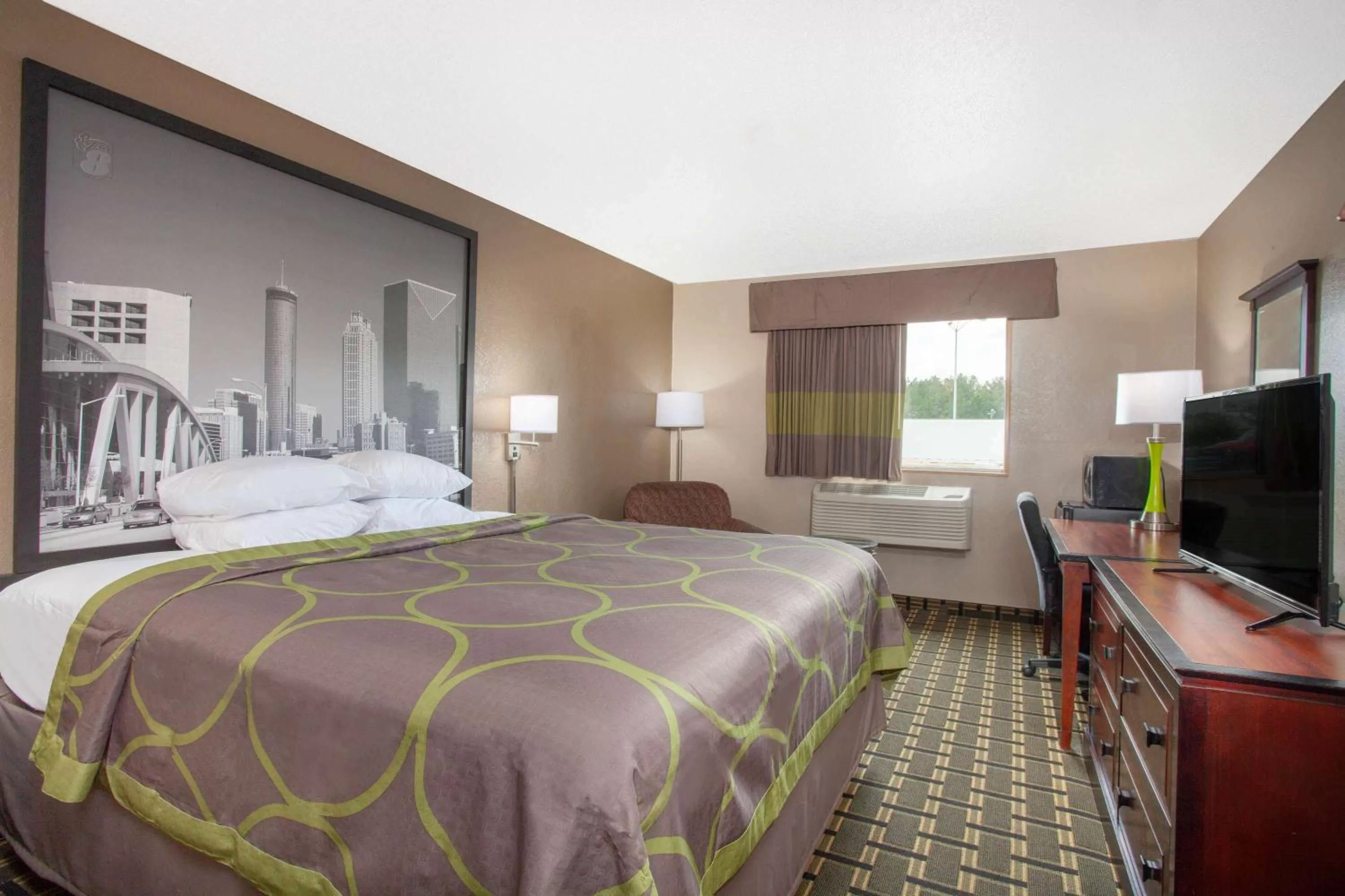 Photo of the whole room, Bed in Super 8 by Wyndham Waycross GA