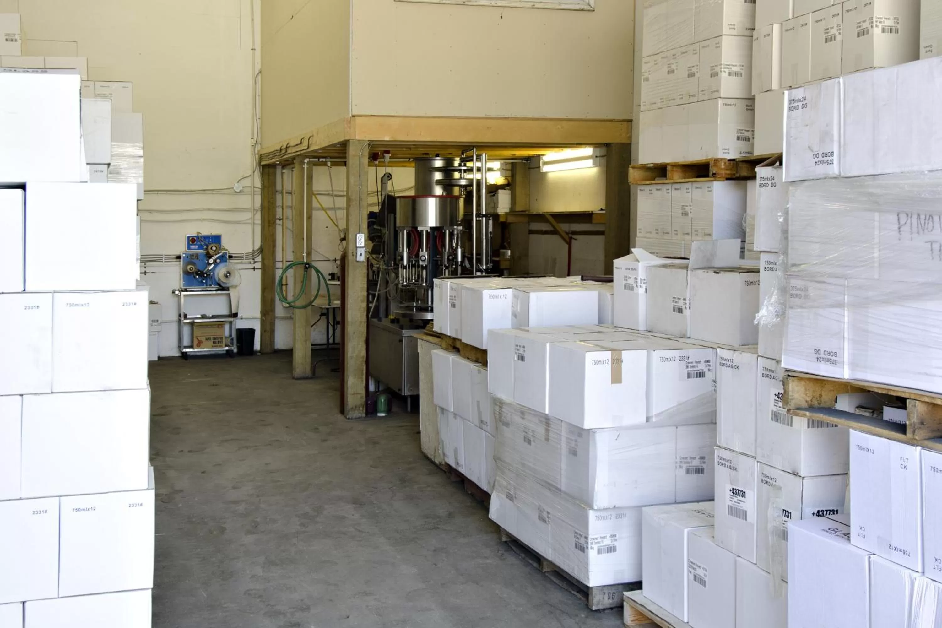 On site in Crowsnest Vineyards Guesthouse