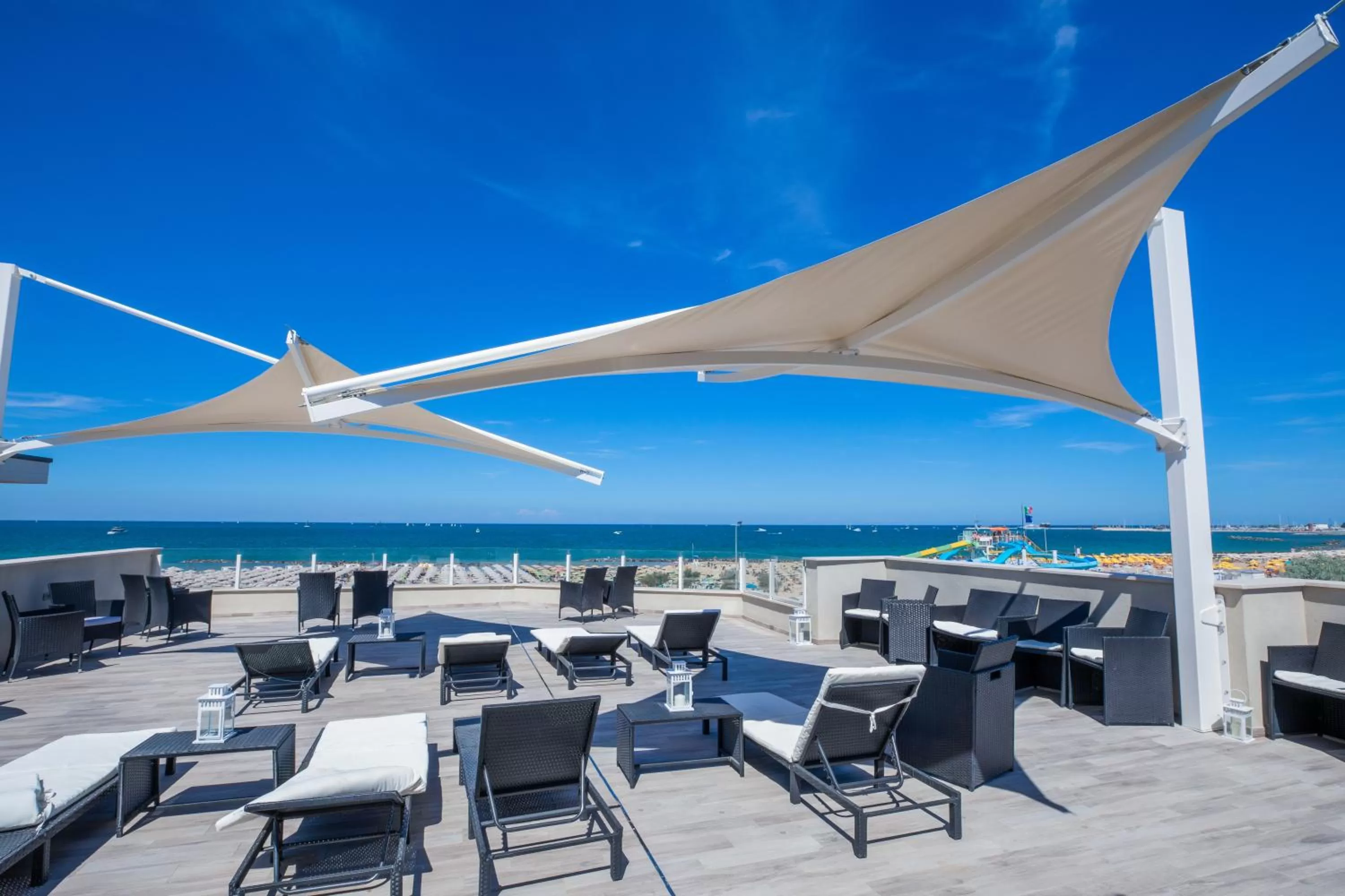 Balcony/Terrace in Hotel Baby