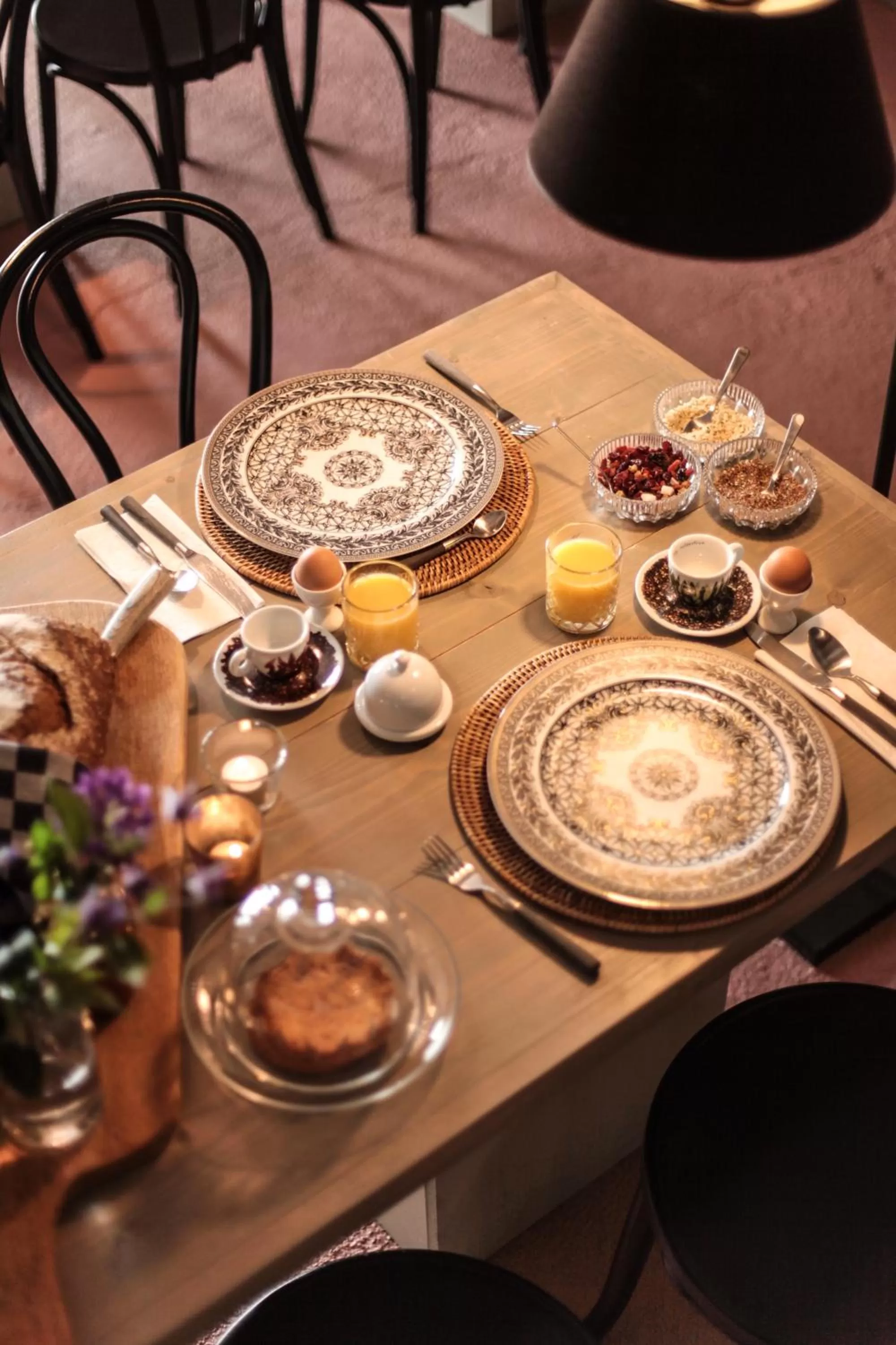Decorative detail in B&B Hoeve de Haar