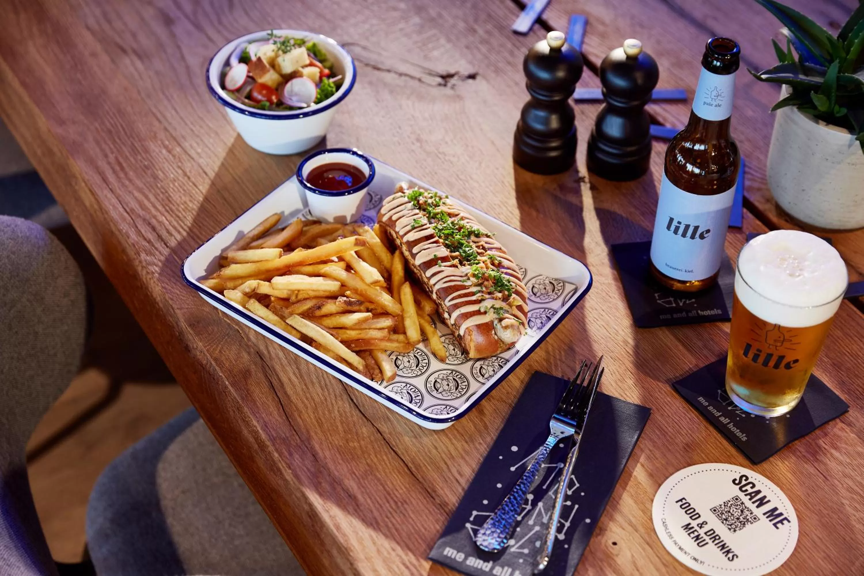 Food close-up in Me and All Hotel Kiel, by Hyatt