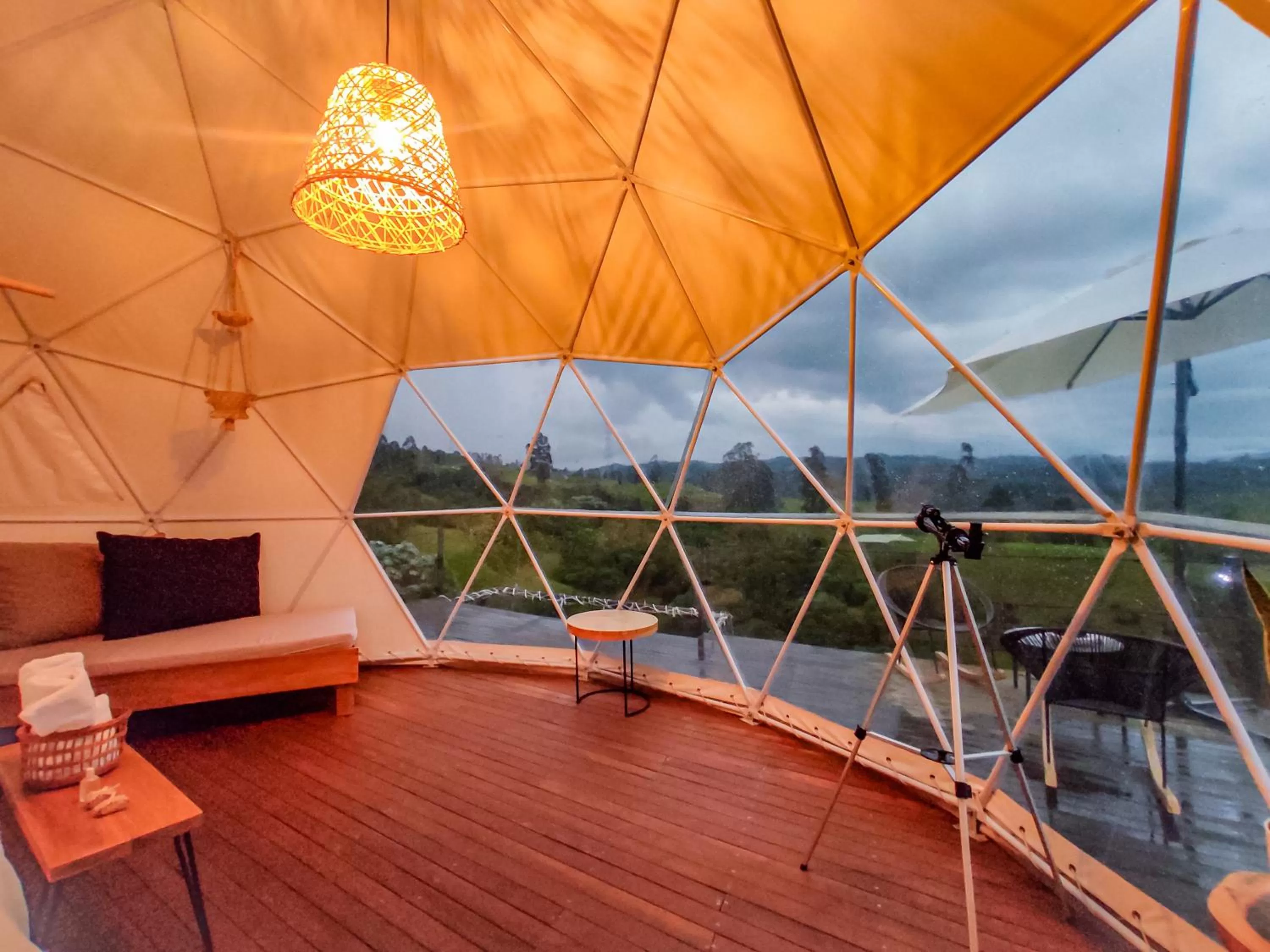 Photo of the whole room in Ecohotel Monte Tierra Habitaciones y Glamping