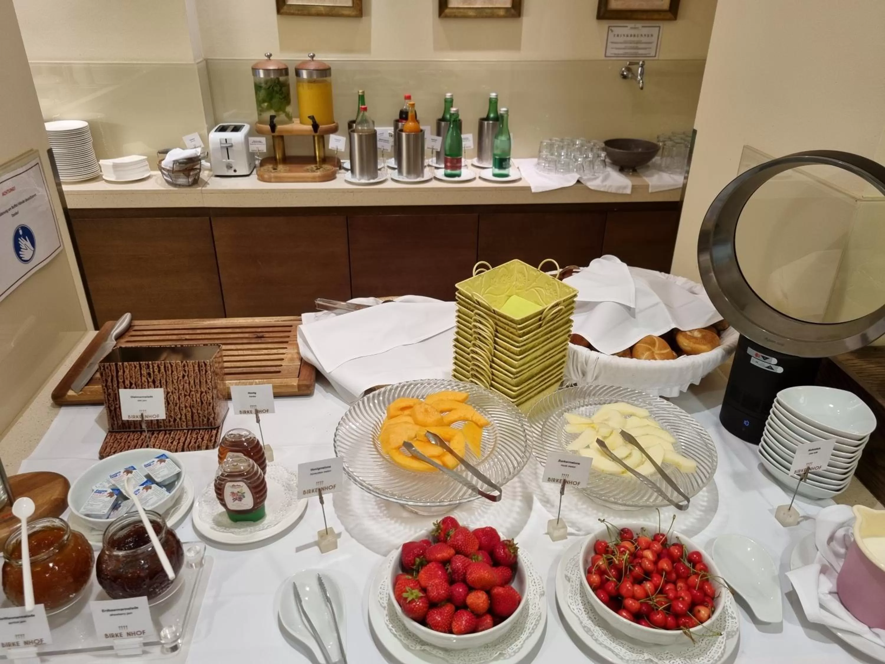 Breakfast in BIRKENHOF GOLS - B & B - Wohlfühl Hotel mit Wochenend-Restaurant