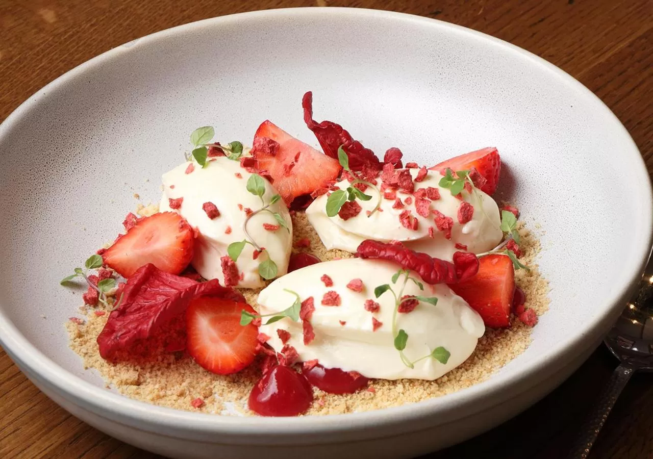 Food and drinks in The George Hotel Colchester